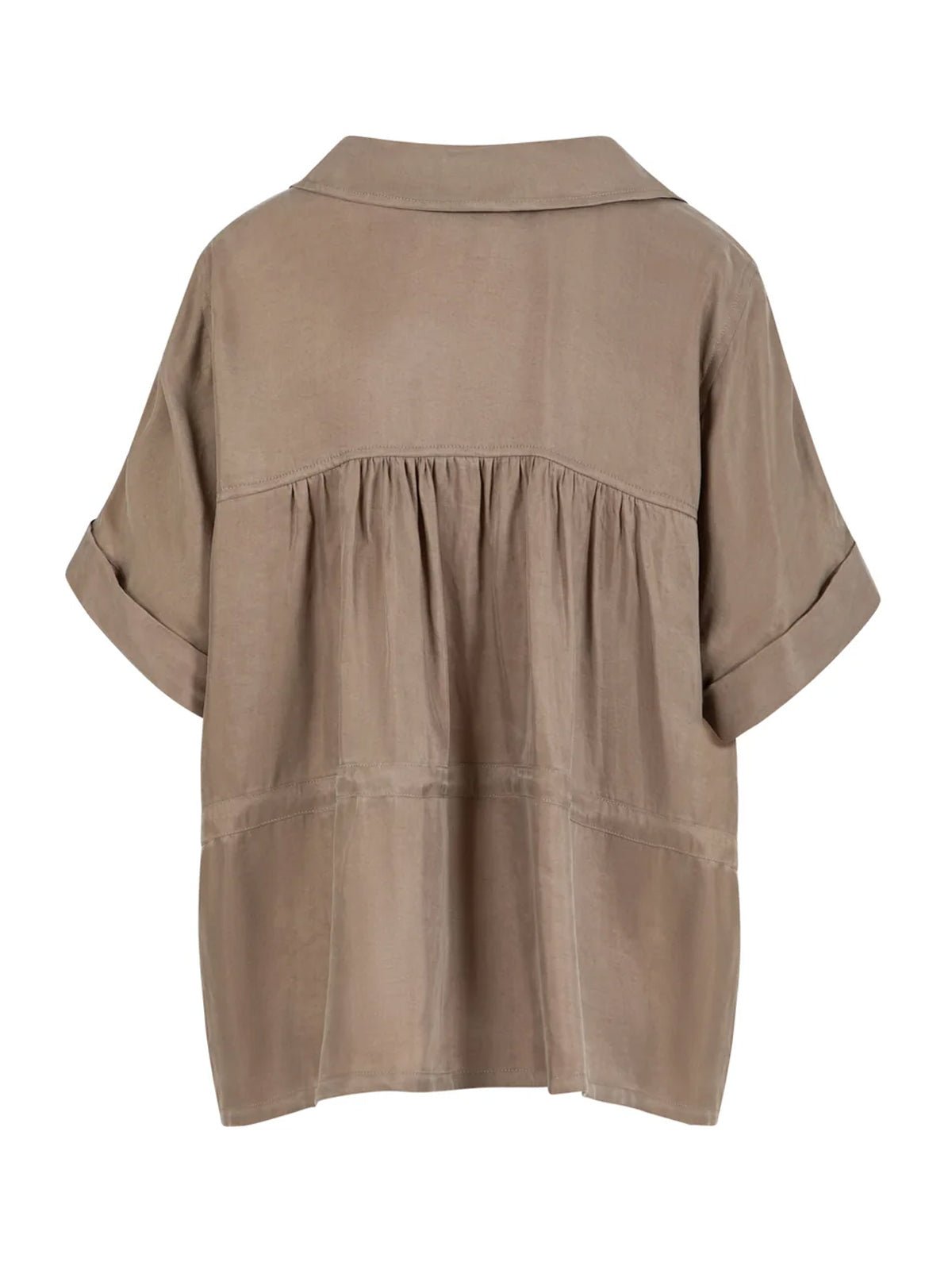Coster Copenhagen Blouse With Zipper Moon Rock - Glebe Fashion