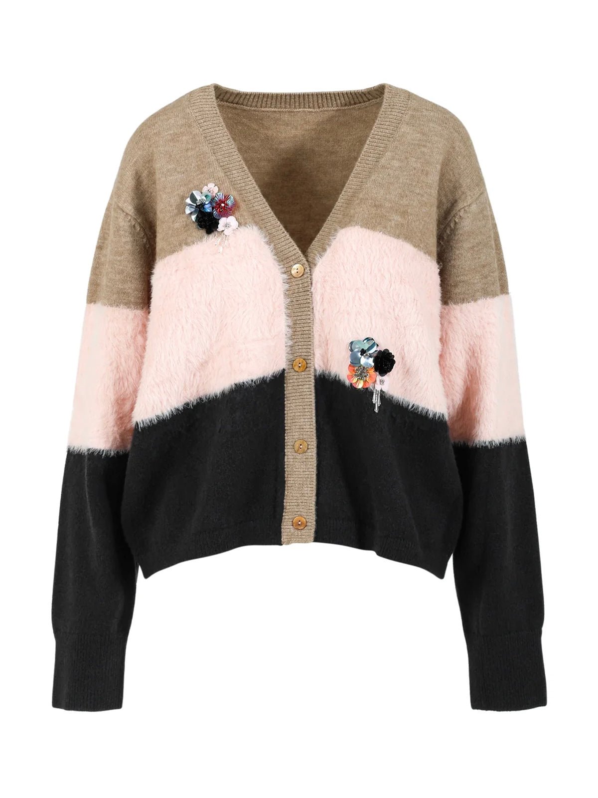 Coster Copenhagen Knit With Flower Details - Glebe Fashion