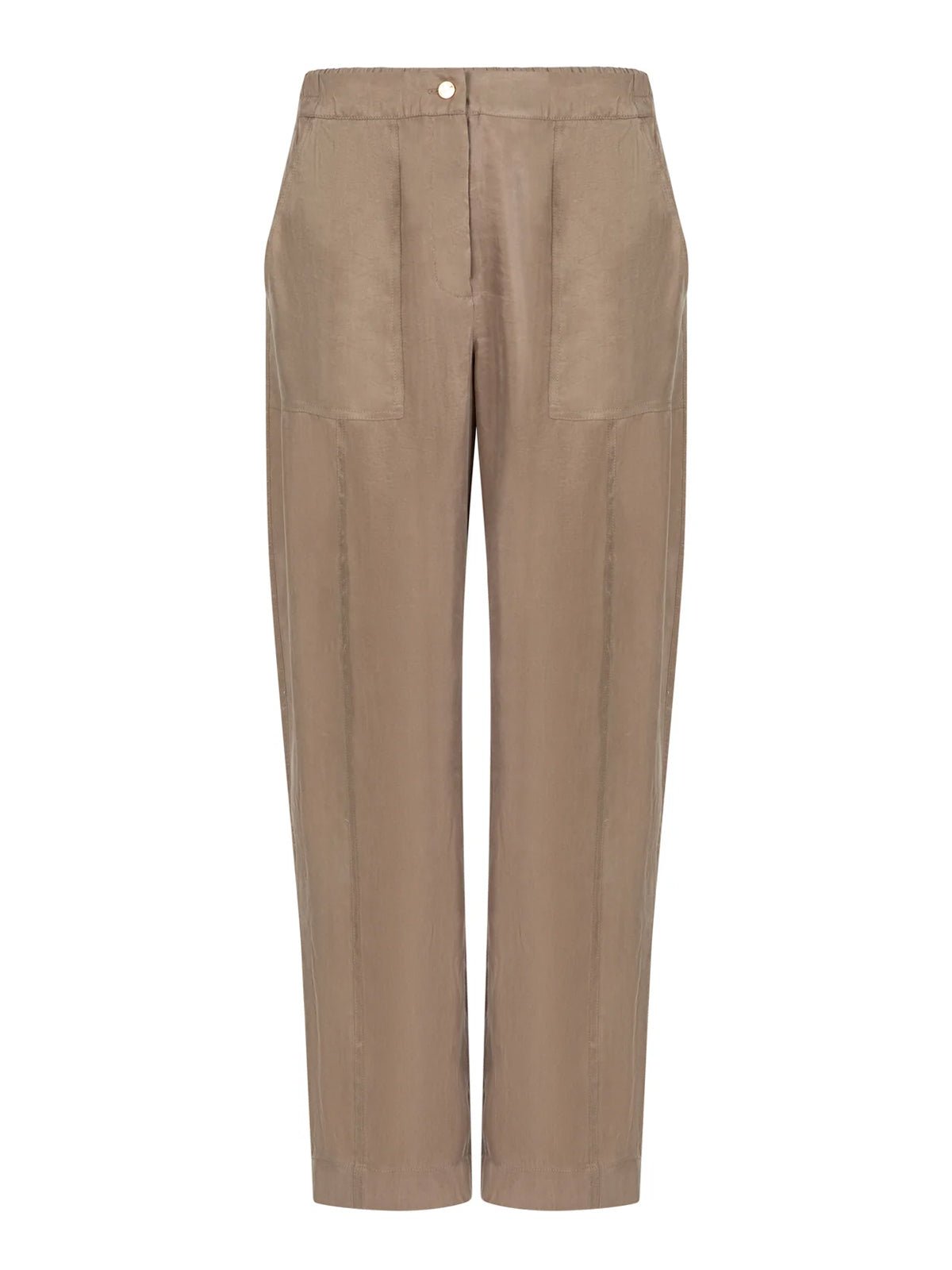 Coster Copenhagen Loose Pants In Lyocell Moon Rock - Glebe Fashion