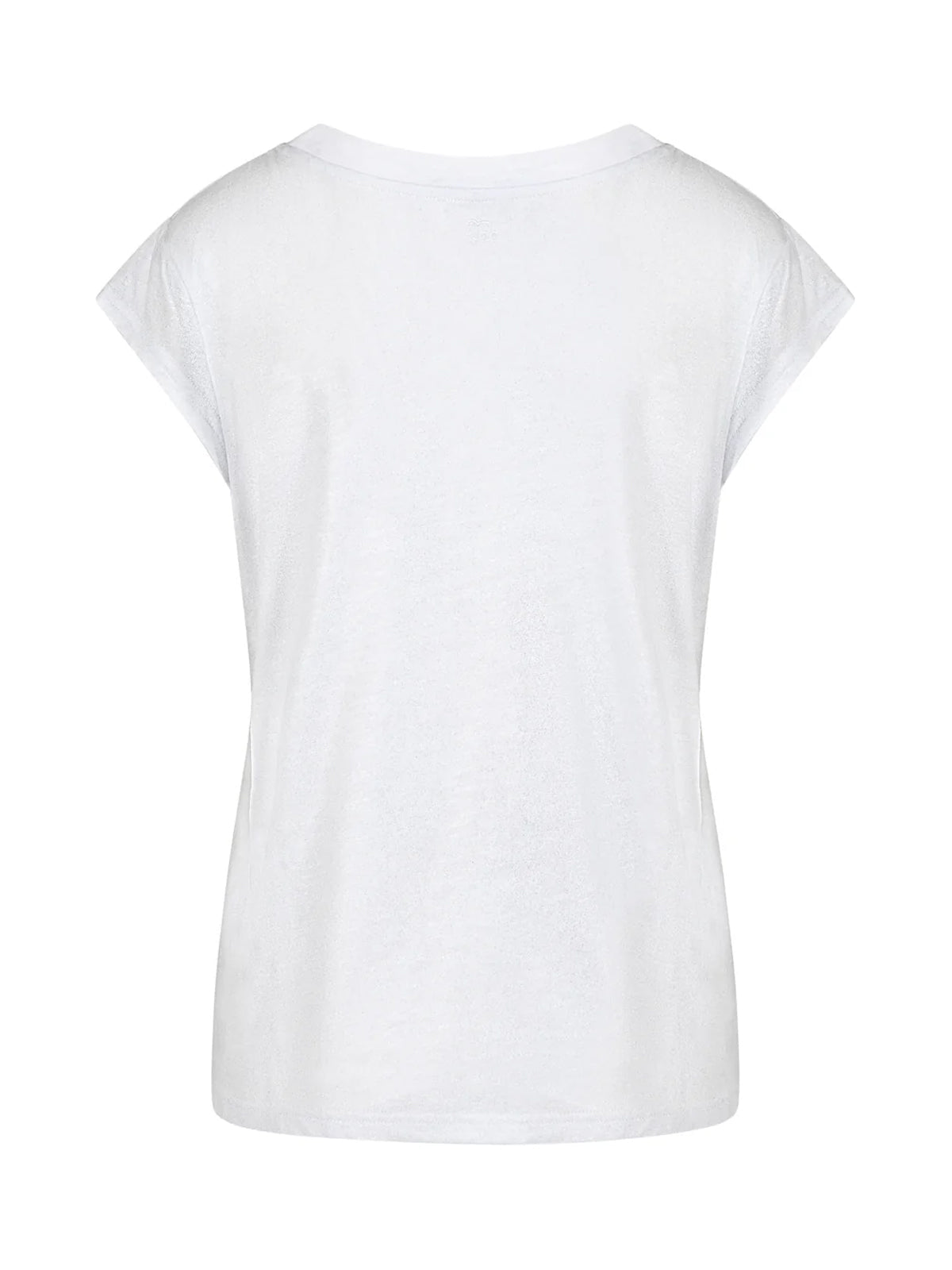 Coster Copenhagen Metallic Tee White - Glebe Fashion