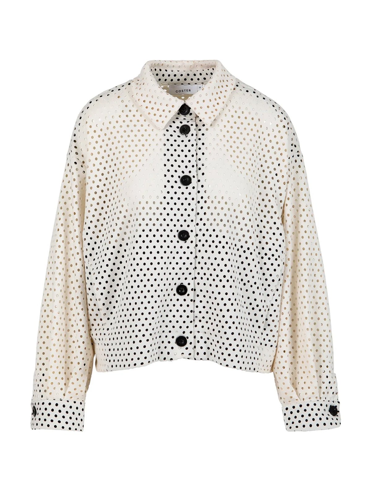 Coster Copenhagen Scuba Jacket Pearl White - Glebe Fashion