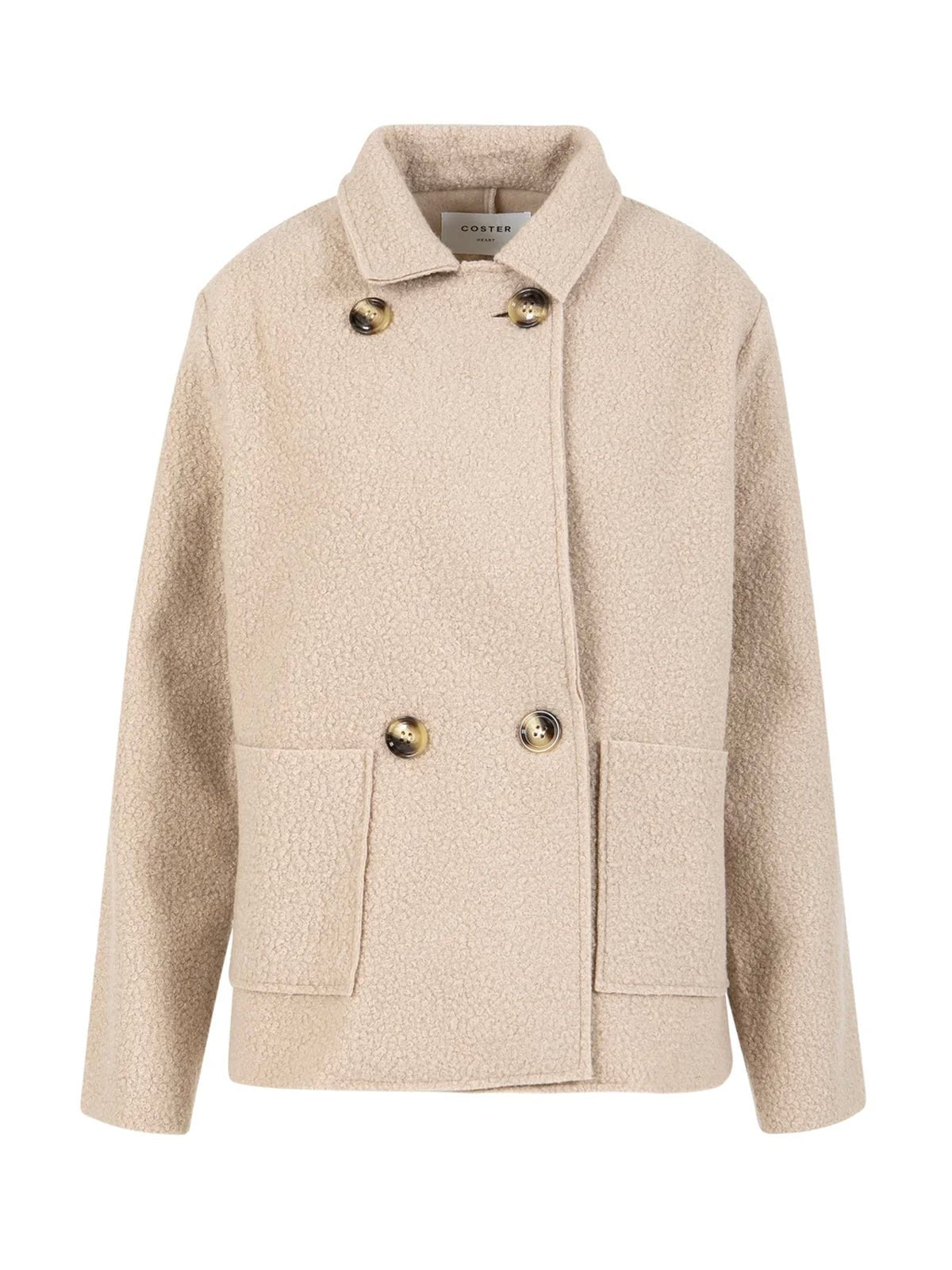 Coster Copenhagen Sienna Boucle Jacket Creme - Glebe Fashion