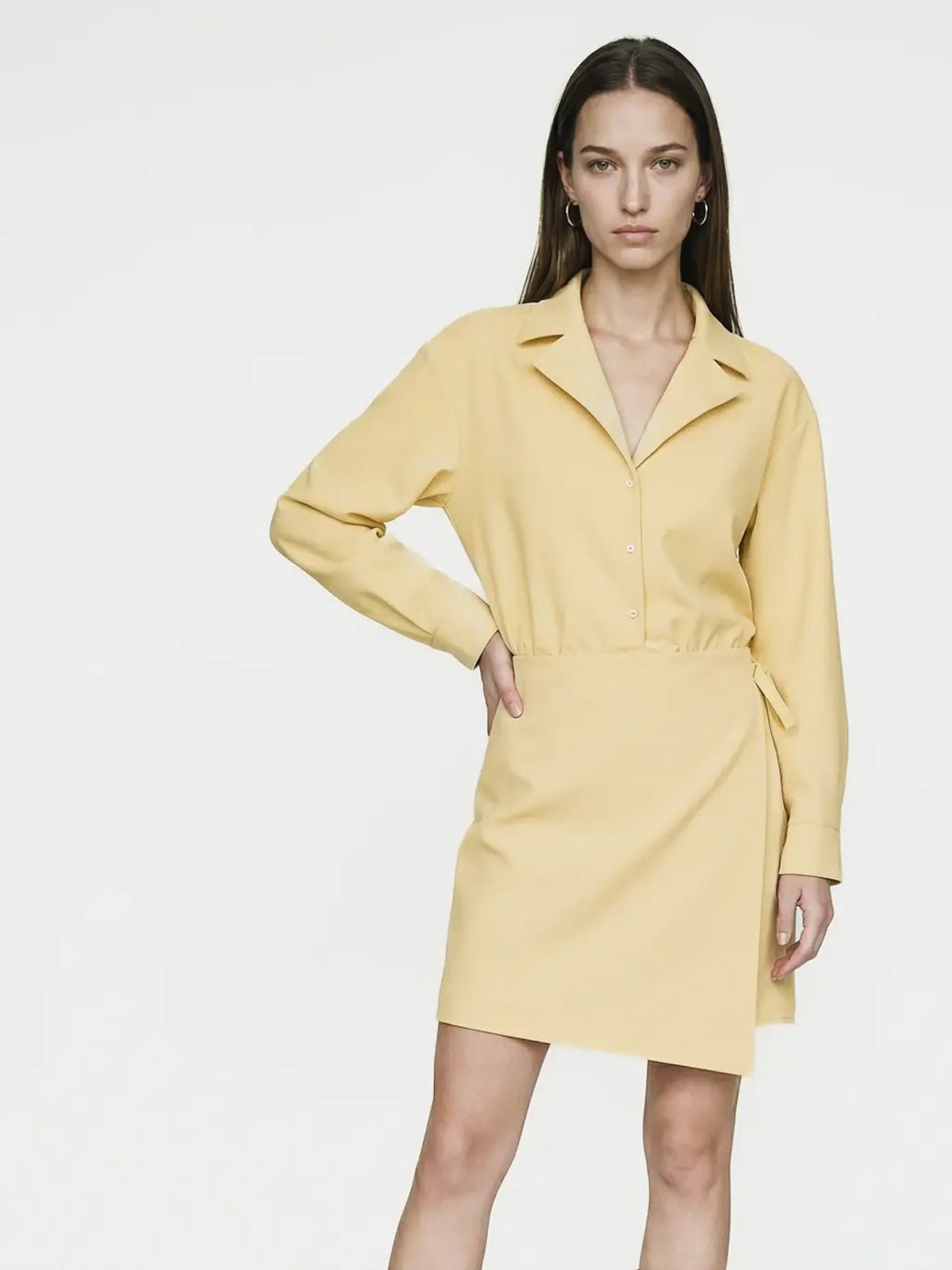 Dree Shirt Dress French Vanilla - Glebe Fashion