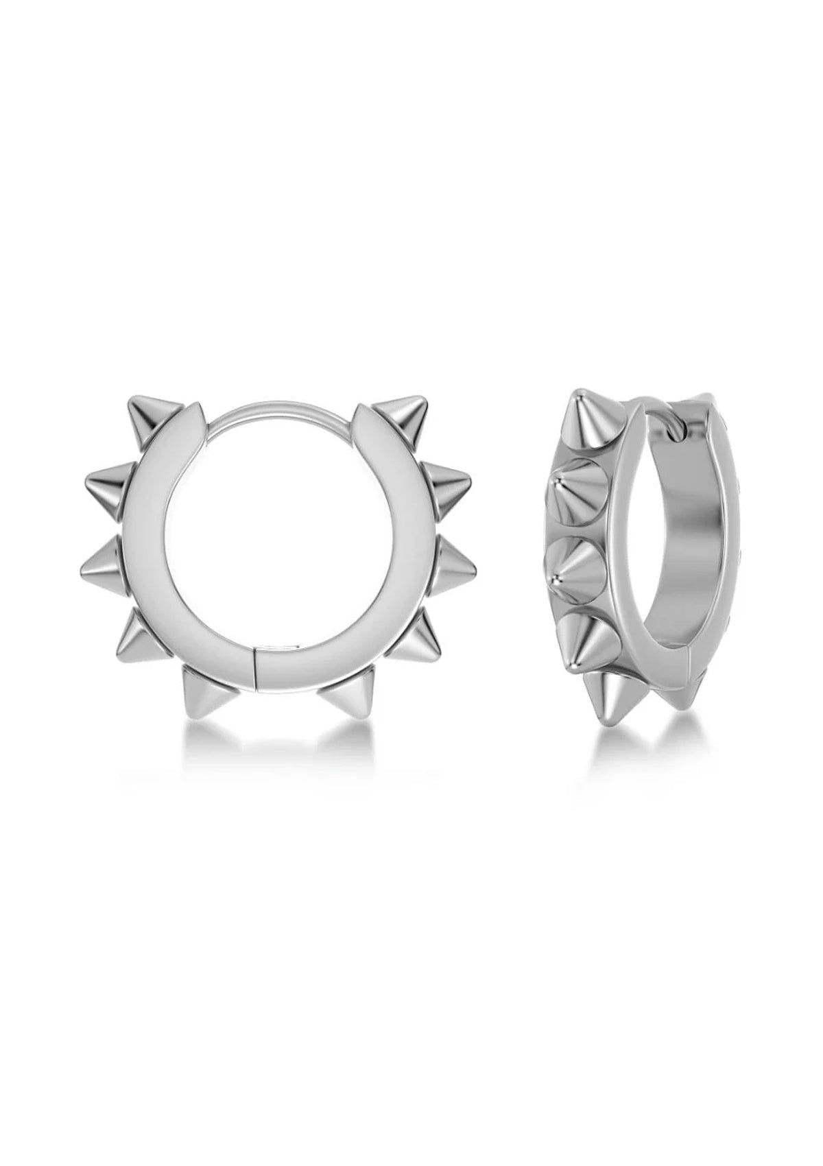 Edblad Peak Hoops Icon Steel Medium - Glebe Fashion