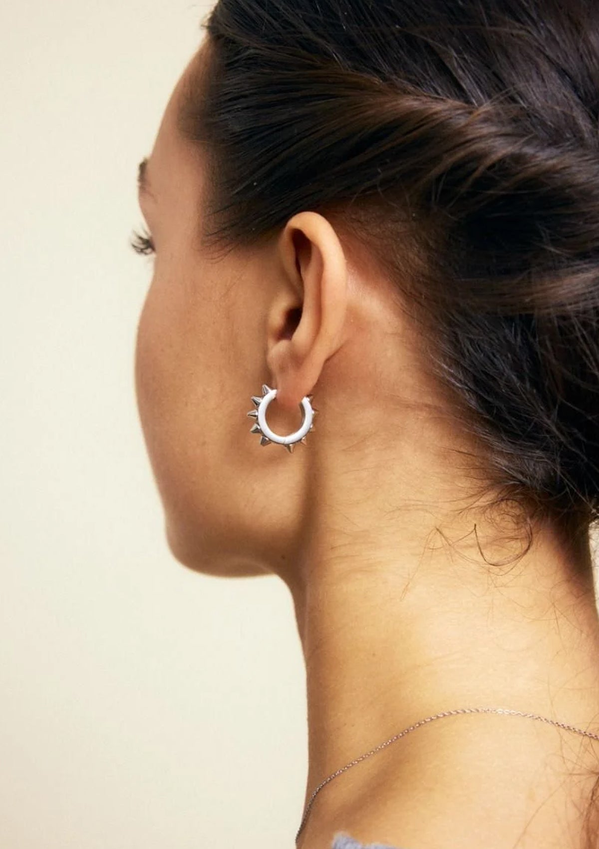 Edblad Peak Hoops Icon Steel Medium - Glebe Fashion