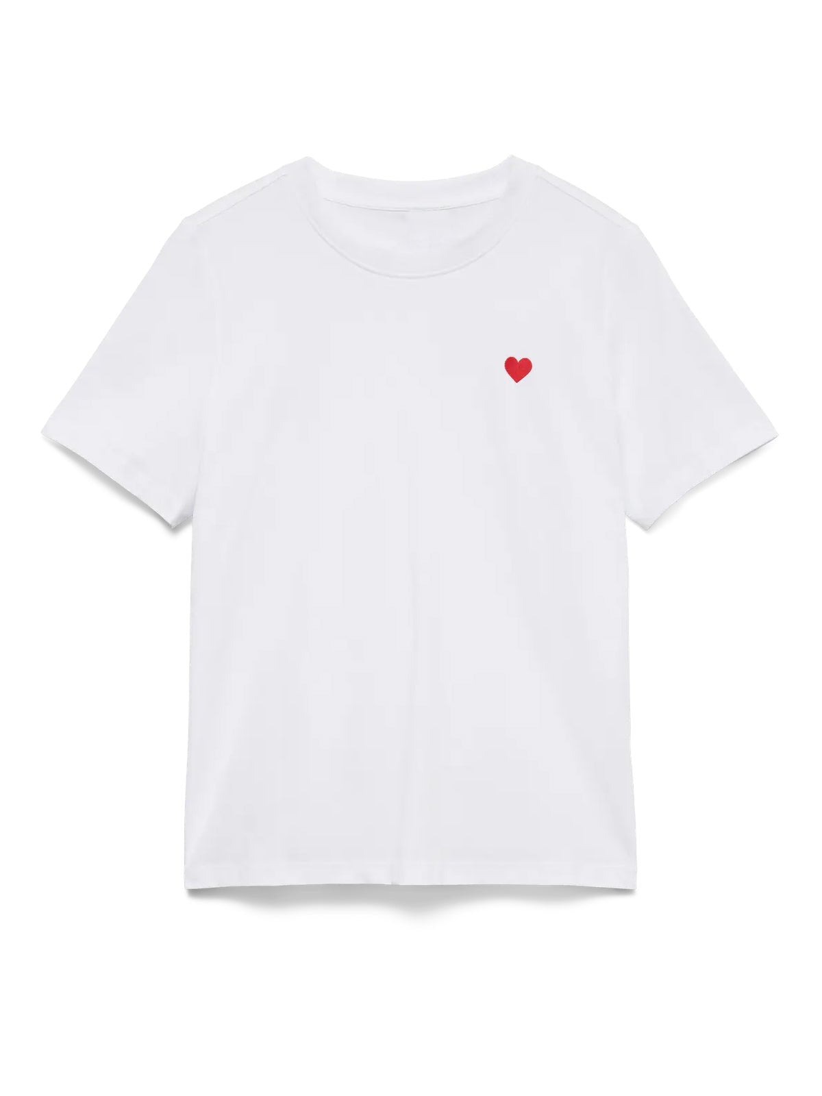 Embroidered Heart T-Shirt | More Colours - Glebe Fashion