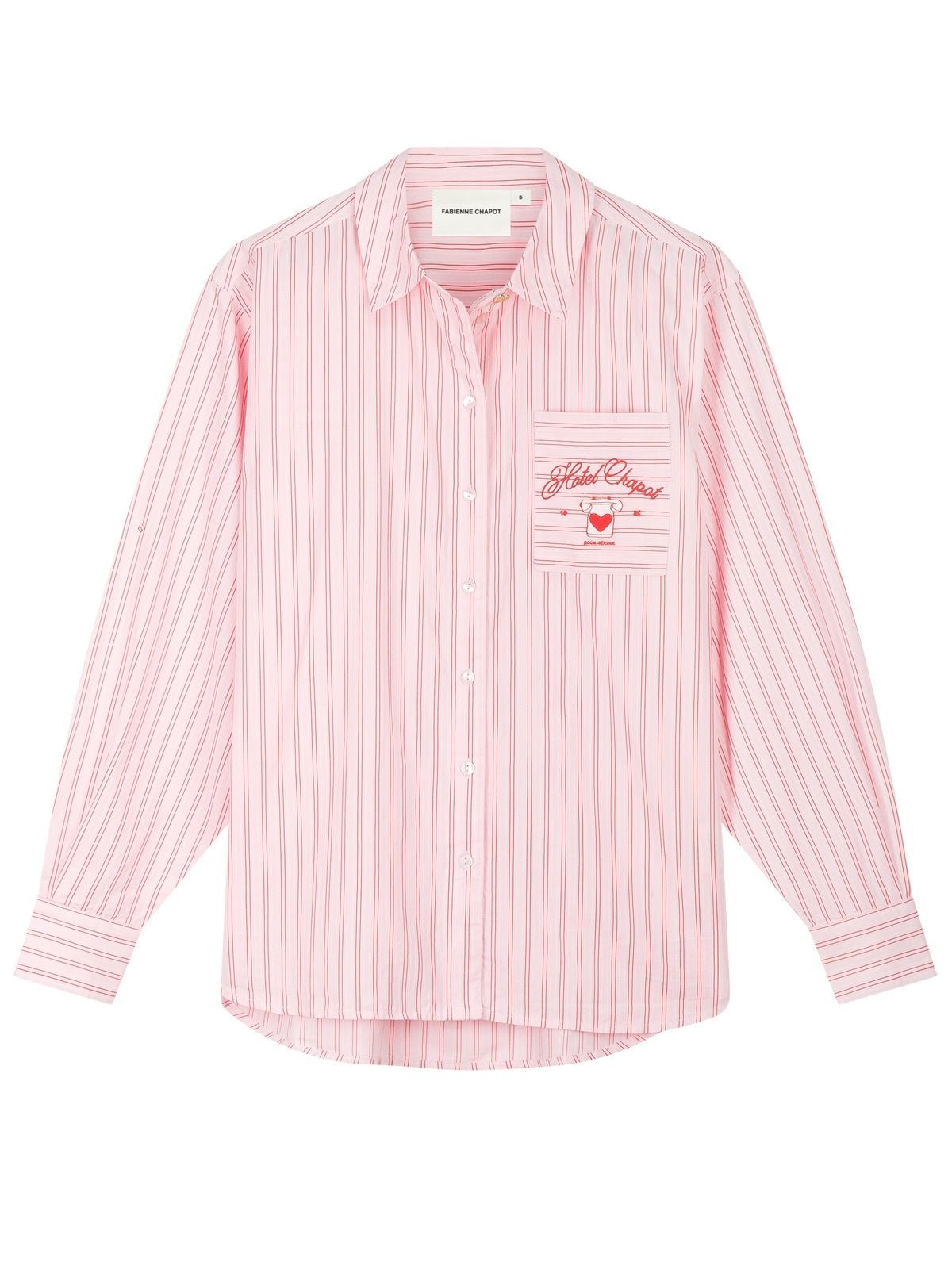 Fabienne Chapot Alex Pink Stripe Blouse - Glebe Fashion