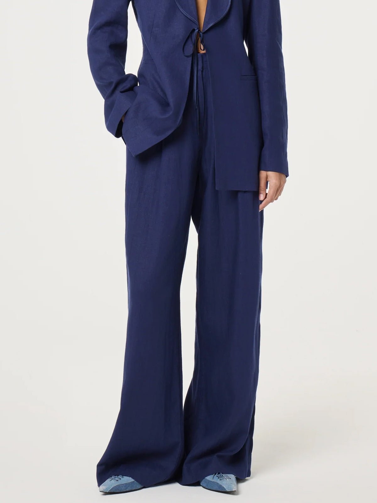 Fabienne Chapot Carlie Trousers Maritime Blue - Glebe Fashion
