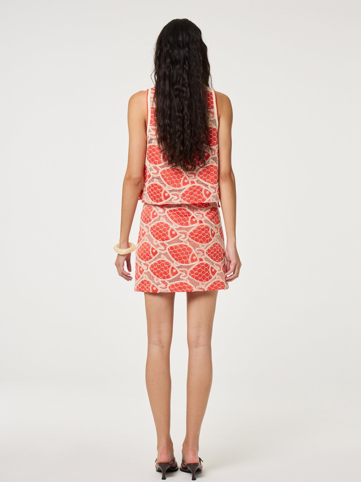 Fabienne Chapot Cato Skirt Tangerine Tango - Glebe Fashion