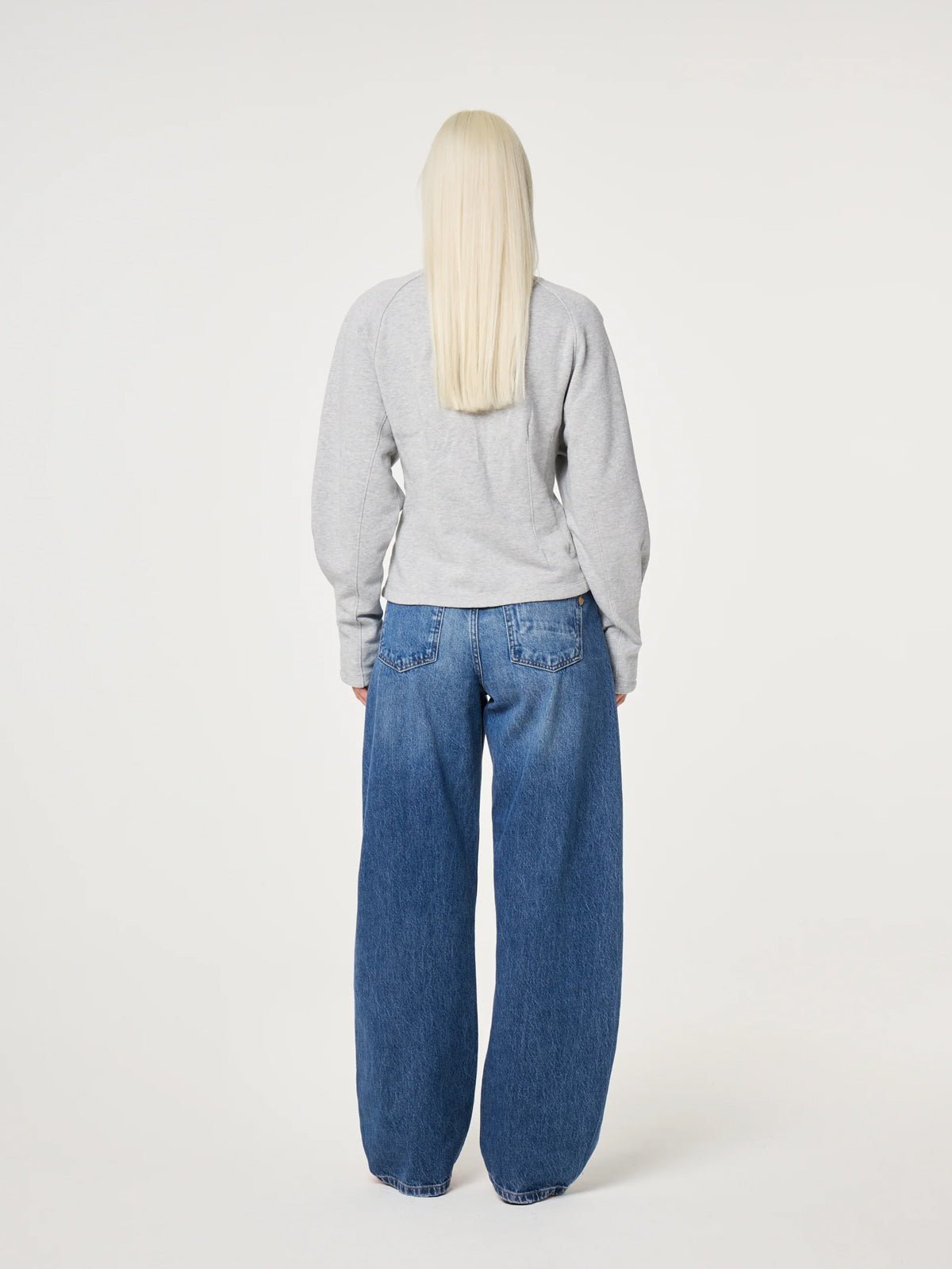 Fabienne Chapot Dhelia Sweater Mid Grey Melange - Glebe Fashion