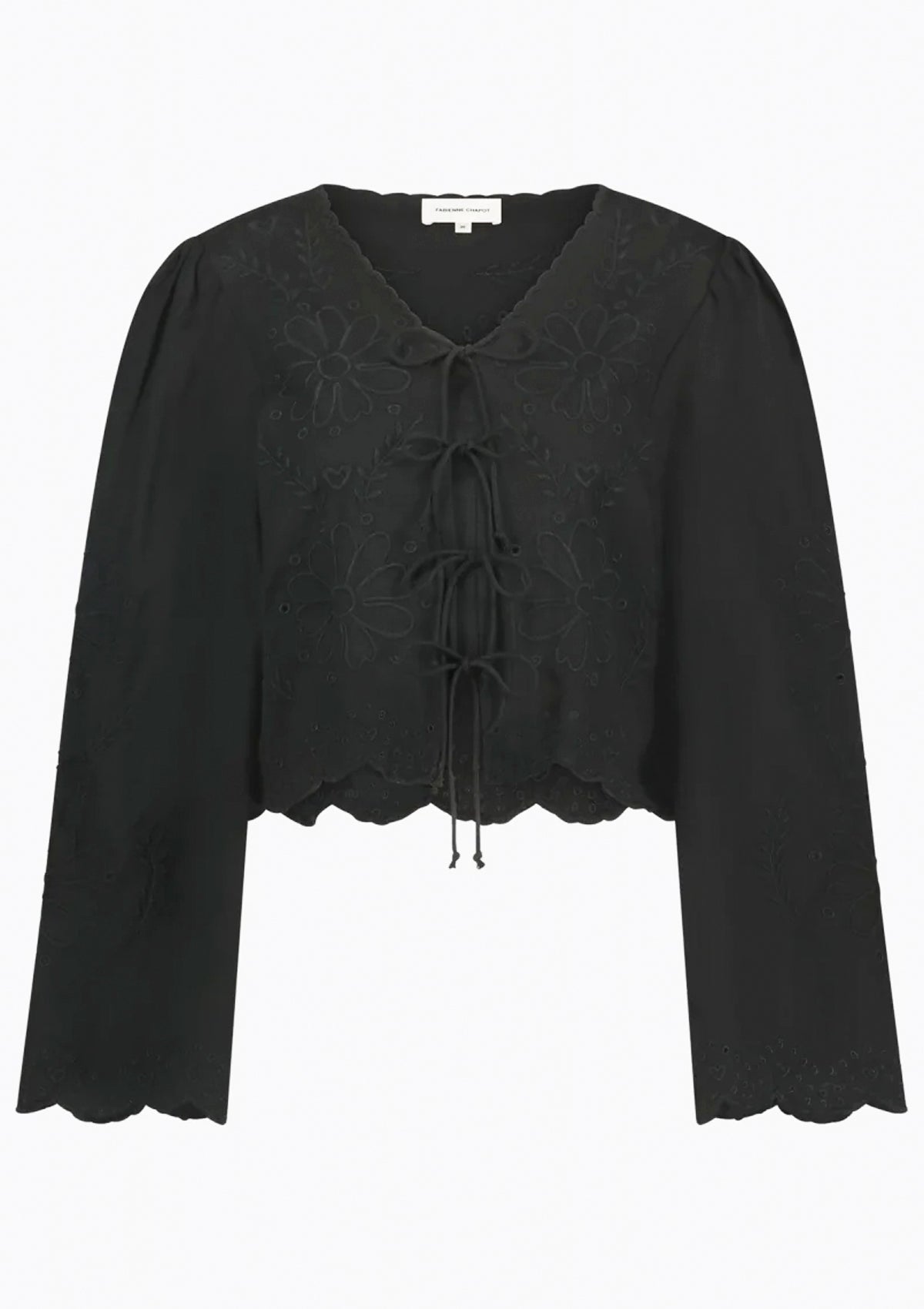 Fabienne Chapot Sterre Top Black - Glebe Fashion