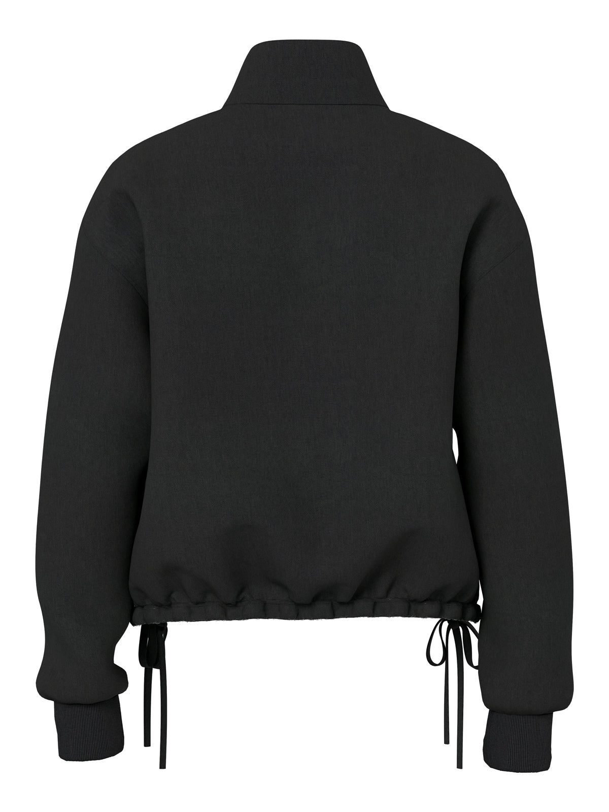 HPDP High Neck Sweat Top Black - Glebe Fashion