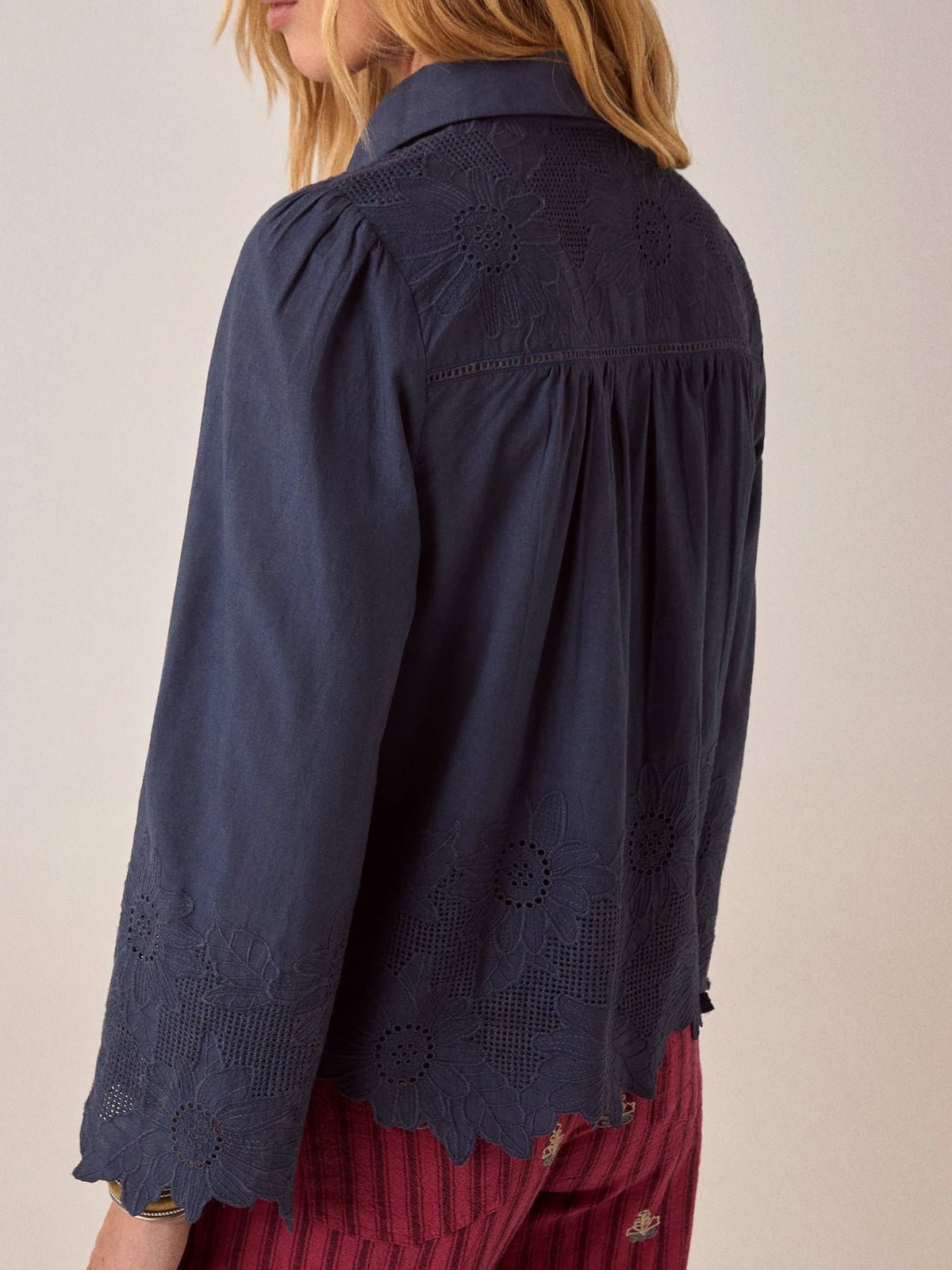 Maison Hotel Arbind Blouse Blue - Glebe Fashion