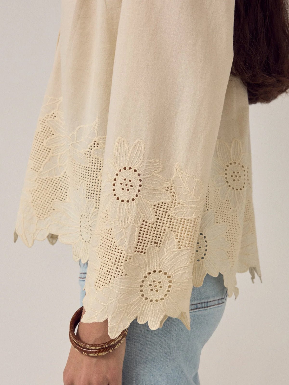Maison Hotel Arbind Blouse Ivory - Glebe Fashion