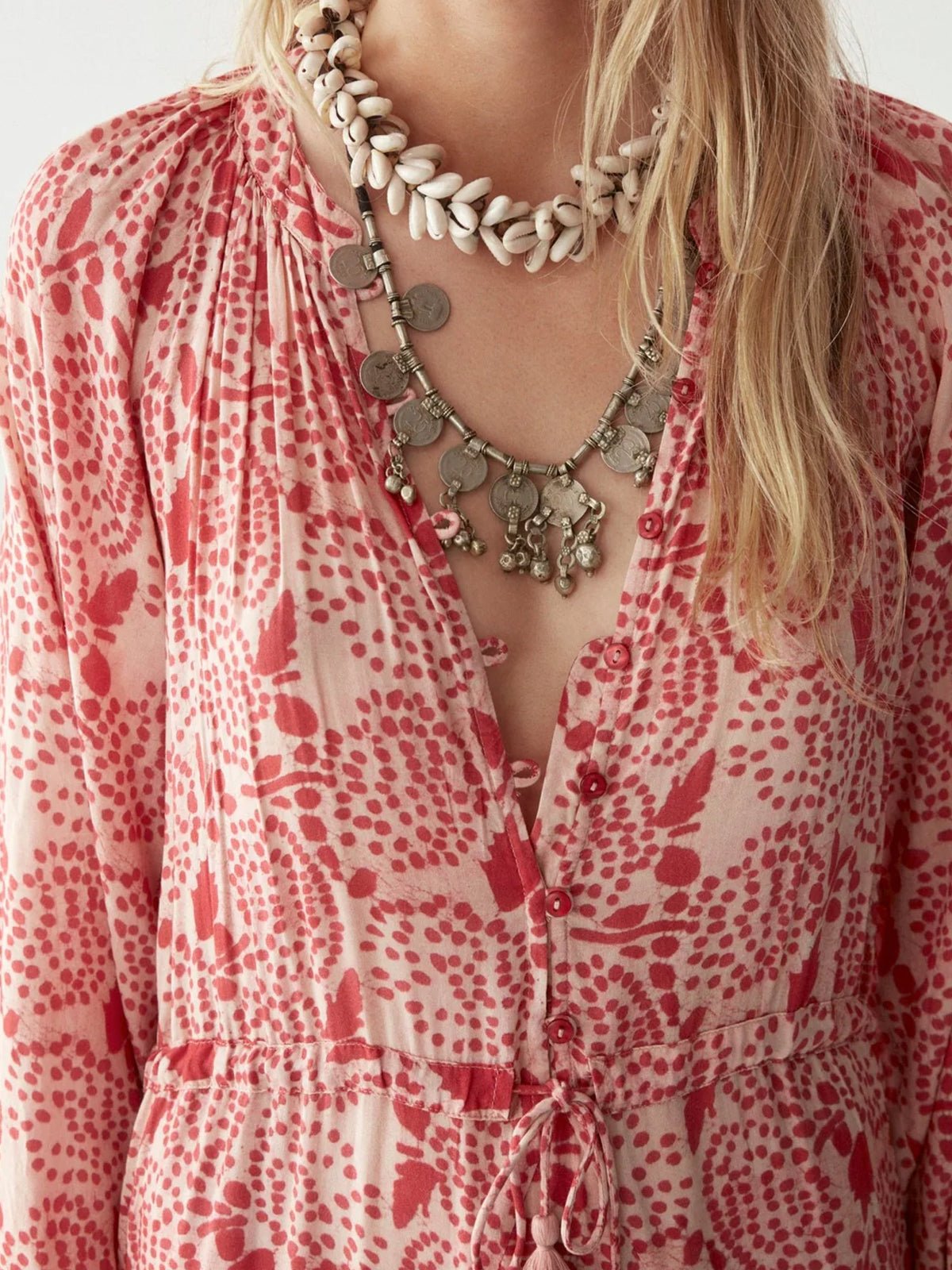 Maison Hotel Irene Dress Pink Martini - Glebe Fashion