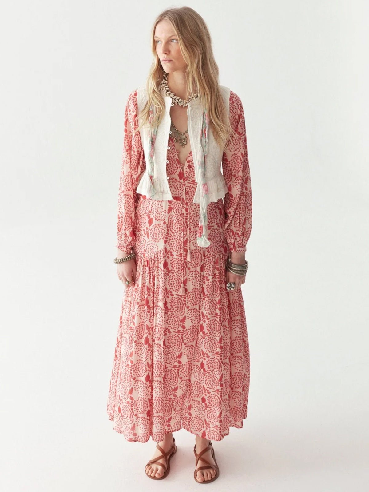 Maison Hotel Irene Dress Pink Martini - Glebe Fashion