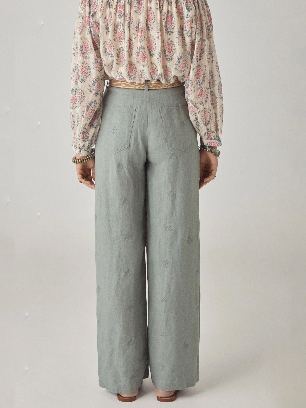 Maison Hotel Otto Pant Linen Twist Maiden - Glebe Fashion