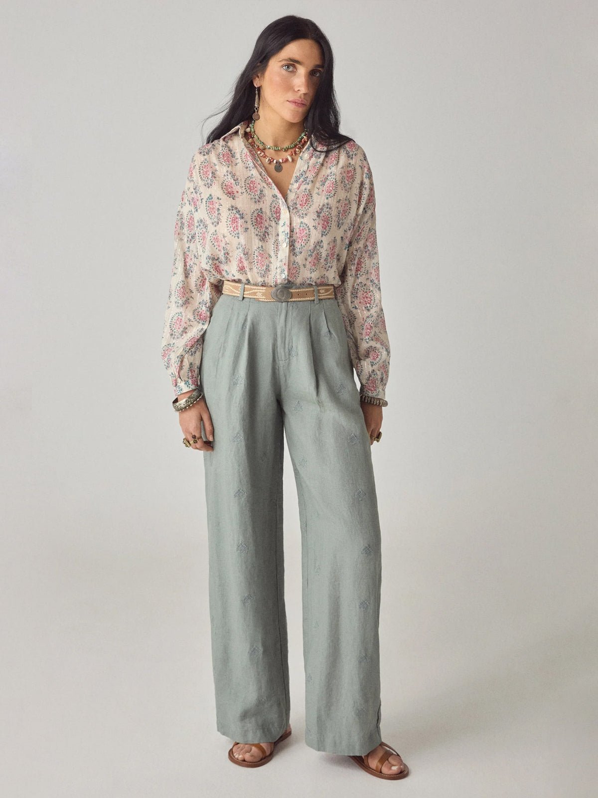Maison Hotel Otto Pant Linen Twist Maiden - Glebe Fashion