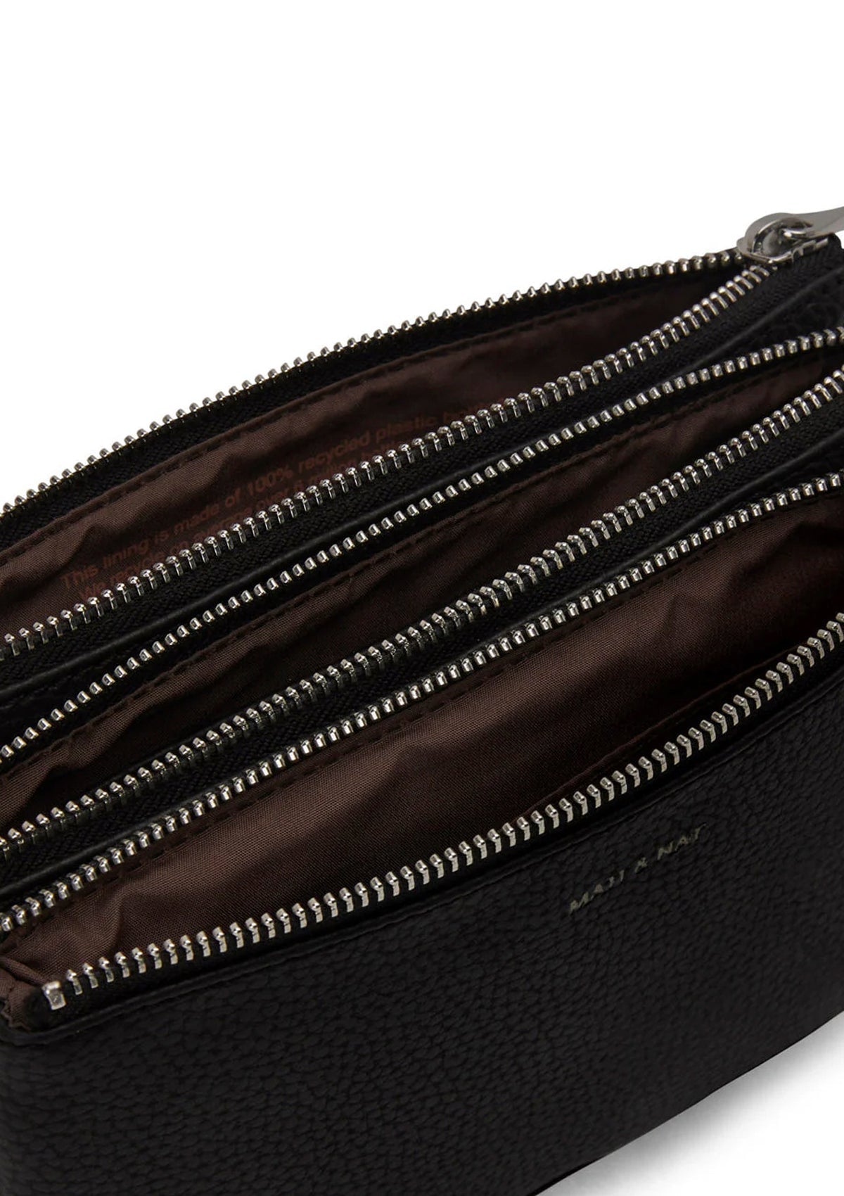 Matt & Nat Triplet Cross Body Bag Black - Glebe Fashion