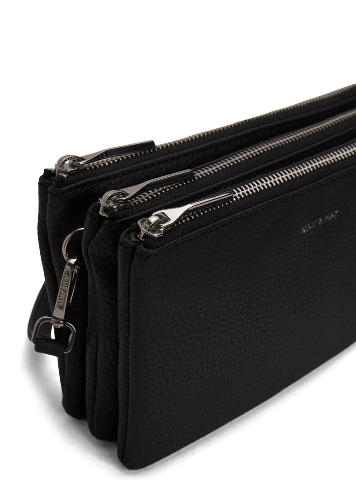 Matt & Nat Triplet Cross Body Bag Black - Glebe Fashion