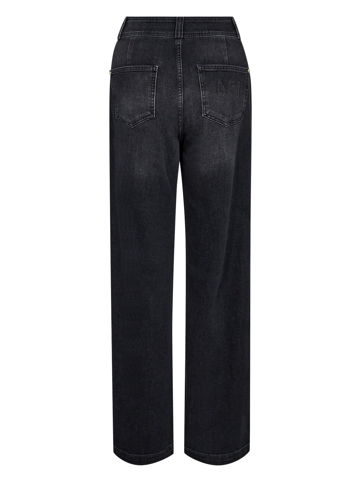 Mos Mosh Candia Peach Jeans Black - Glebe Fashion