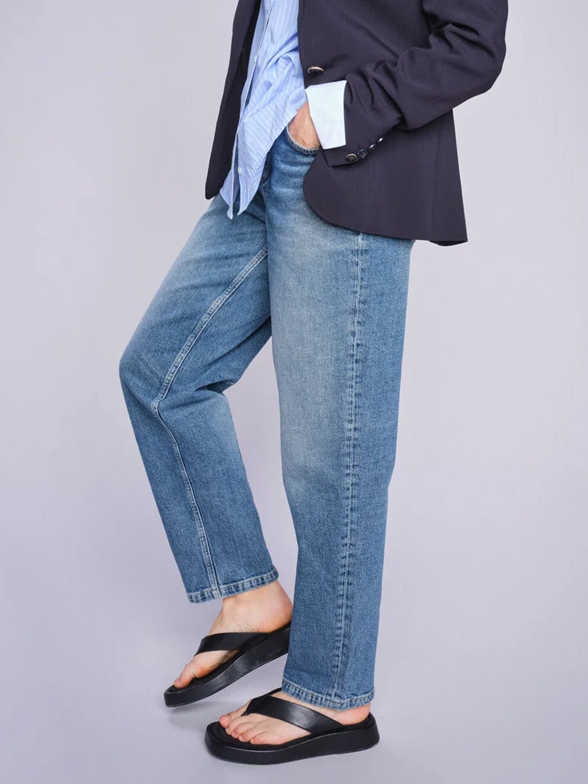 Mos Mosh MMAdeline Cut Jeans - Glebe Fashion