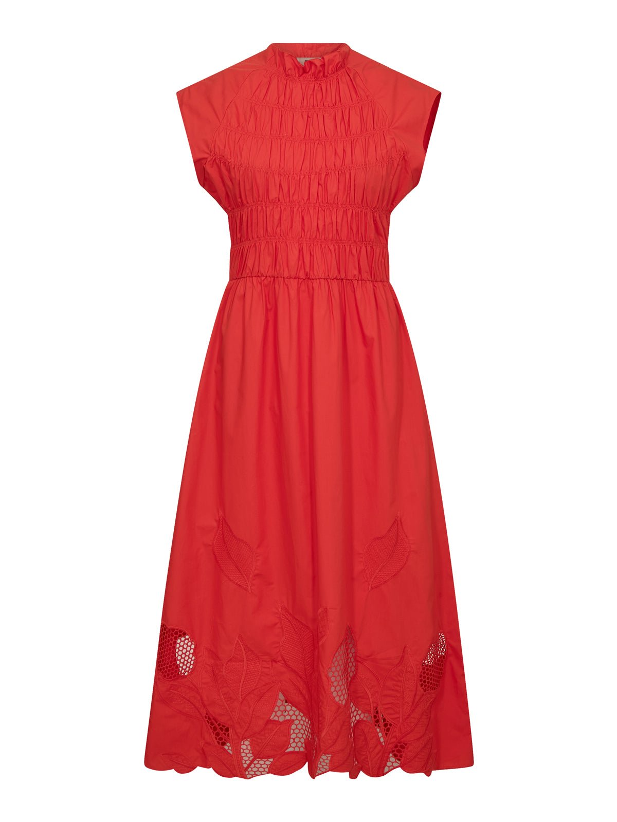 Mos Mosh MMAria Mono Dress Spicy Orange - Glebe Fashion