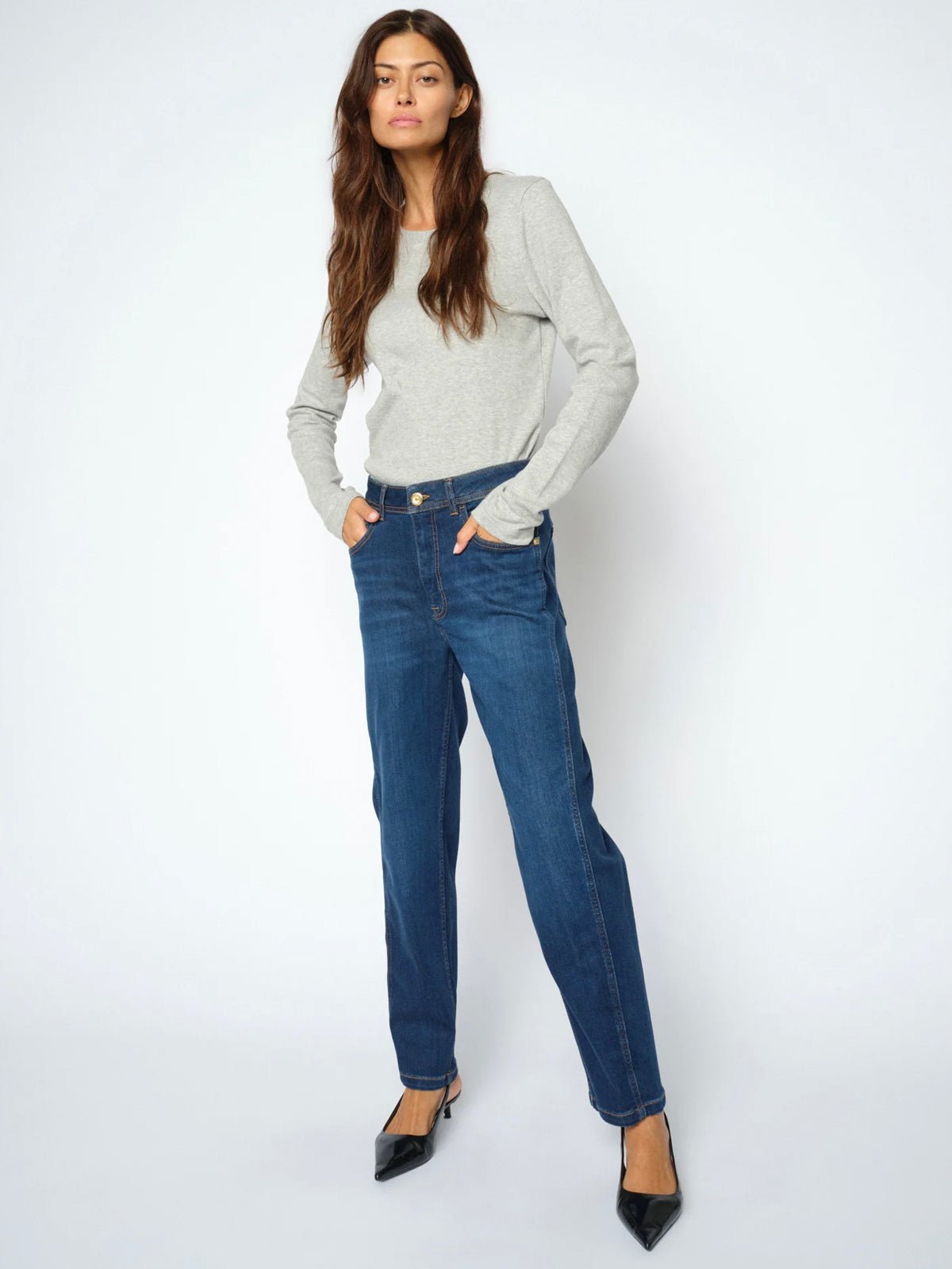 Mos Mosh MMAymen Deluxe Jeans Blue - Glebe Fashion