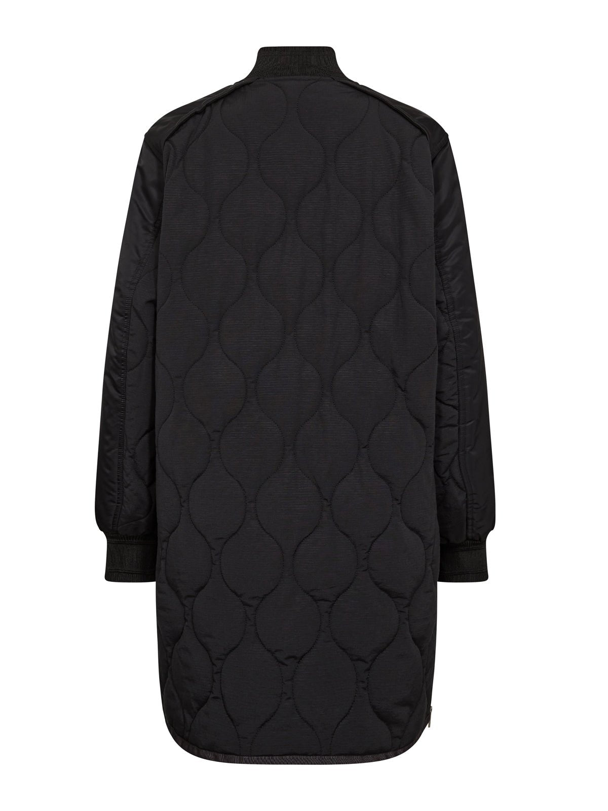 Mos Mosh MMFreja Quilt Jacket Black - Glebe Fashion