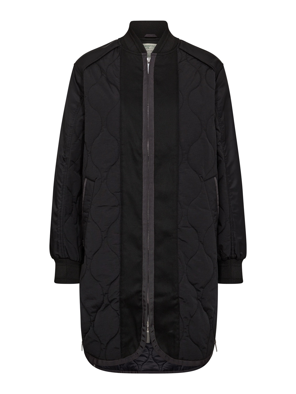 Mos Mosh MMFreja Quilt Jacket Black - Glebe Fashion