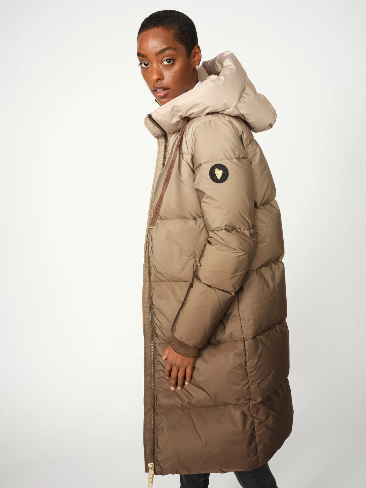 Mos Mosh MMNova Dip Dye Down Coat Savannah Tan - Glebe Fashion