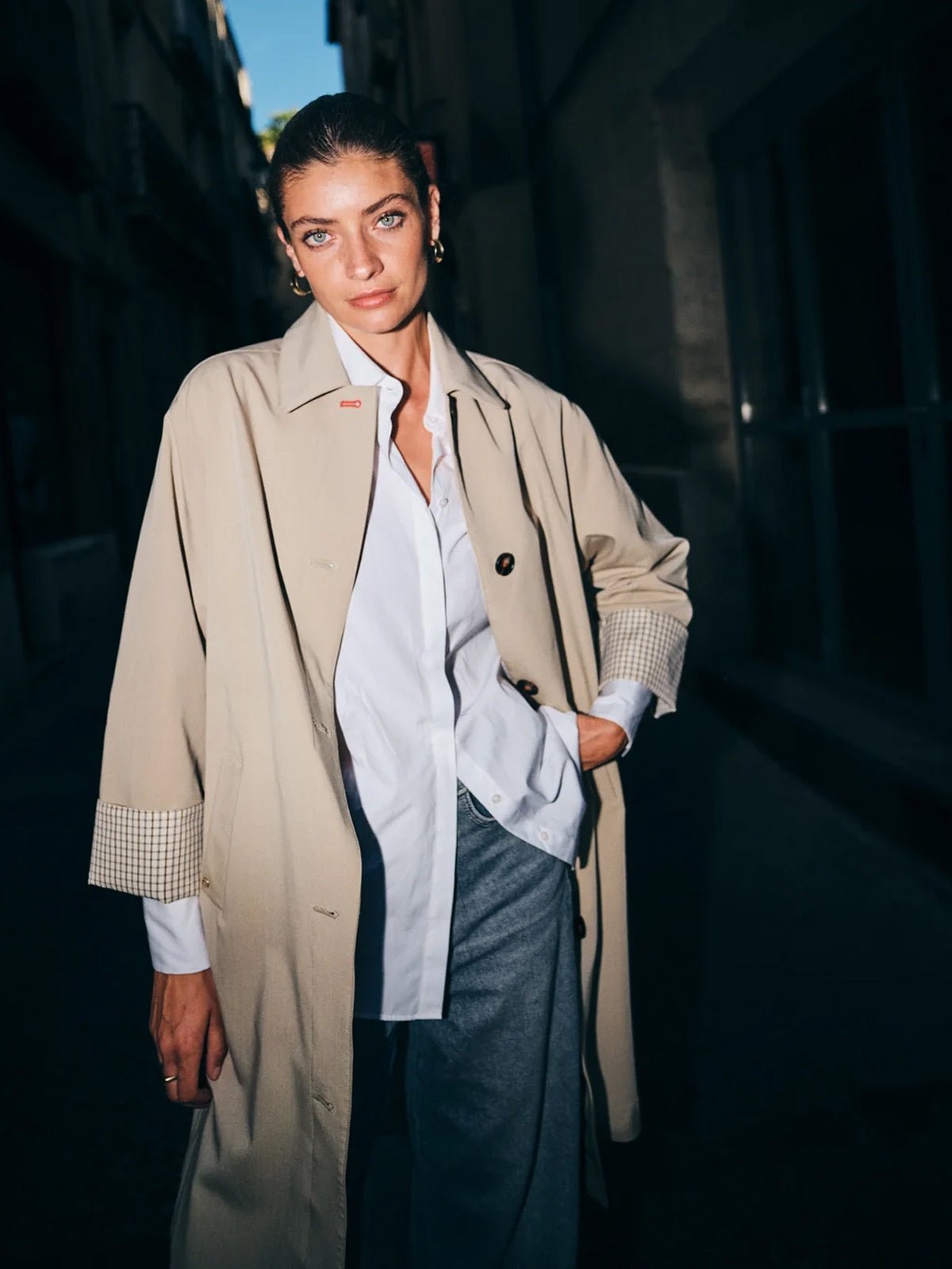 Mos Mosh MMRiko Bora Trenchcoat Twill - Glebe Fashion