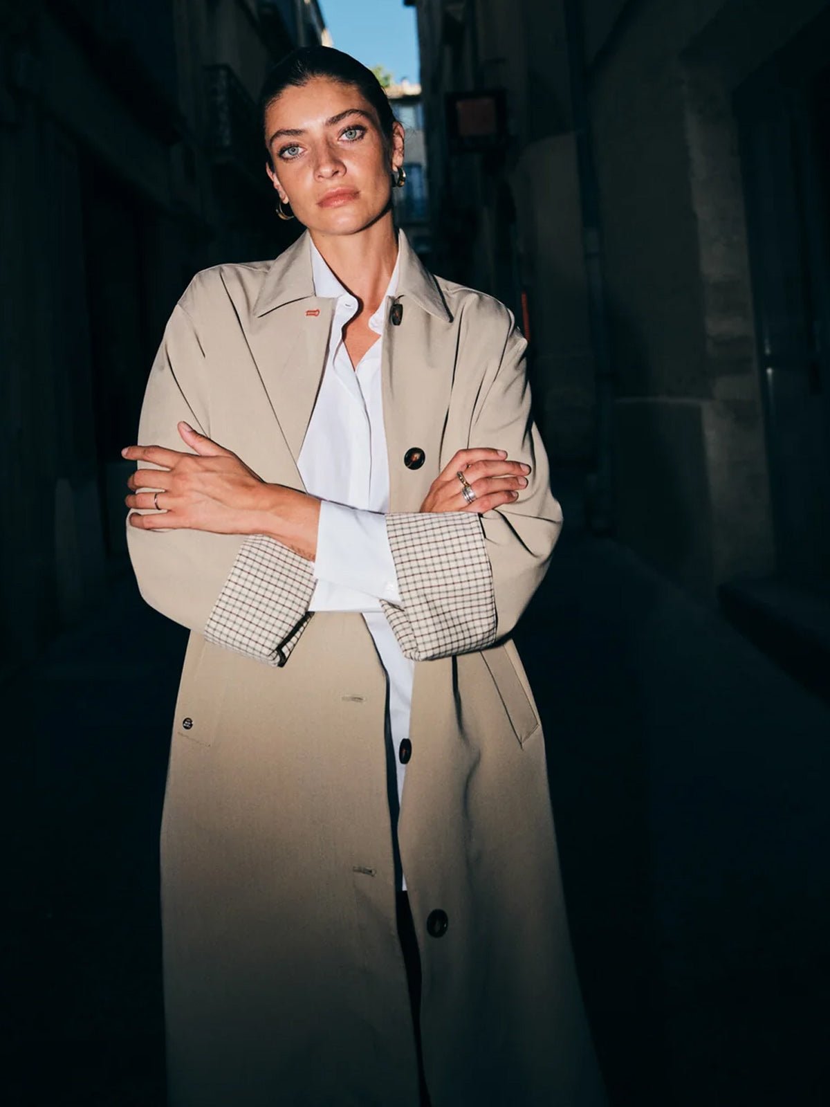 Mos Mosh MMRiko Bora Trenchcoat Twill - Glebe Fashion