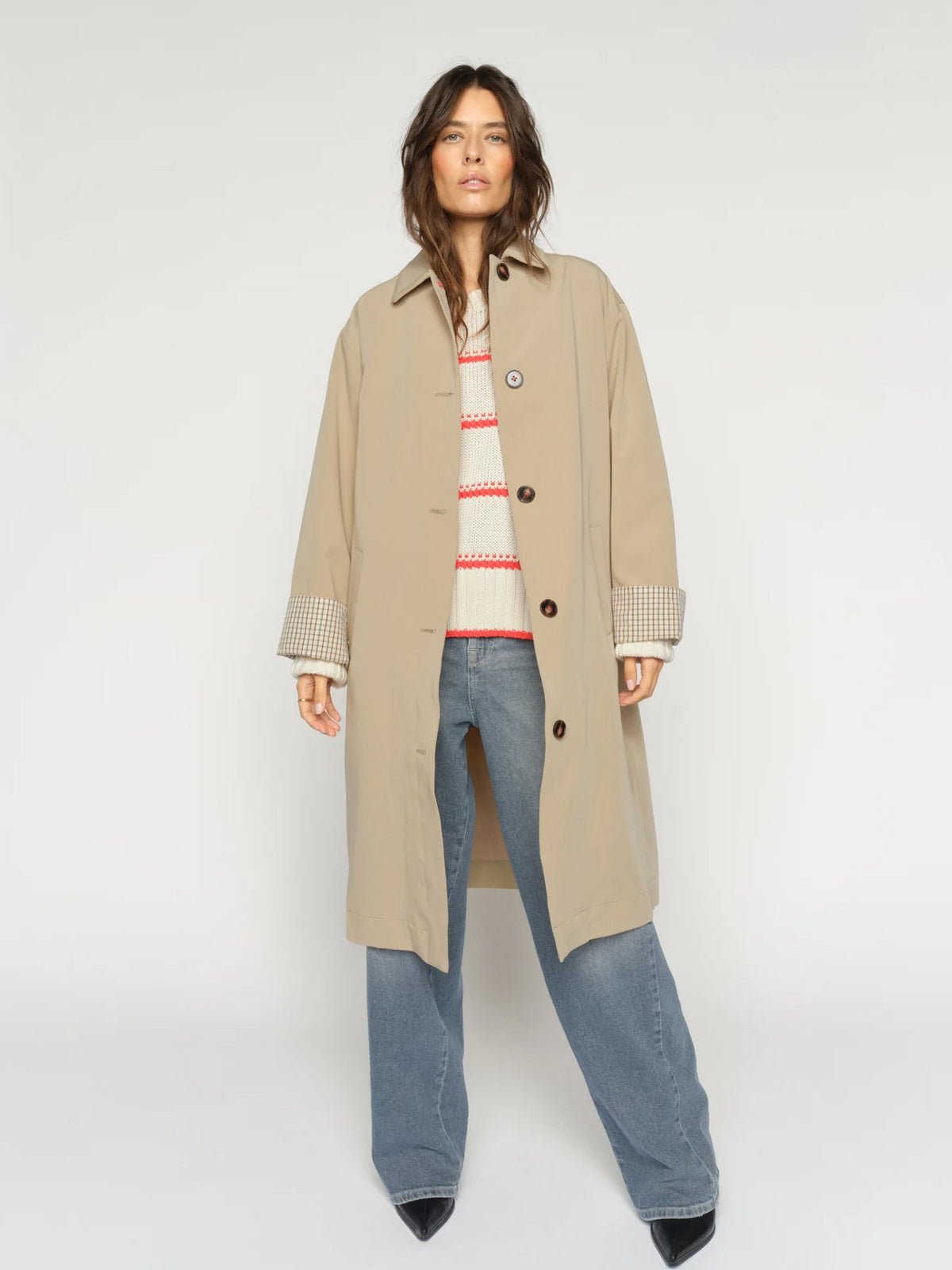 Mos Mosh MMRiko Bora Trenchcoat Twill - Glebe Fashion