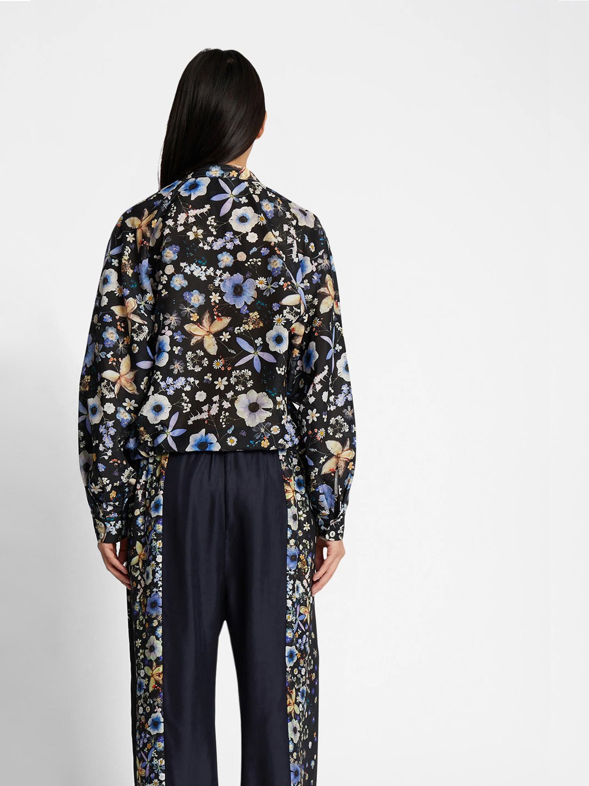 Munthe Fabert Silk Pants Black - Glebe Fashion