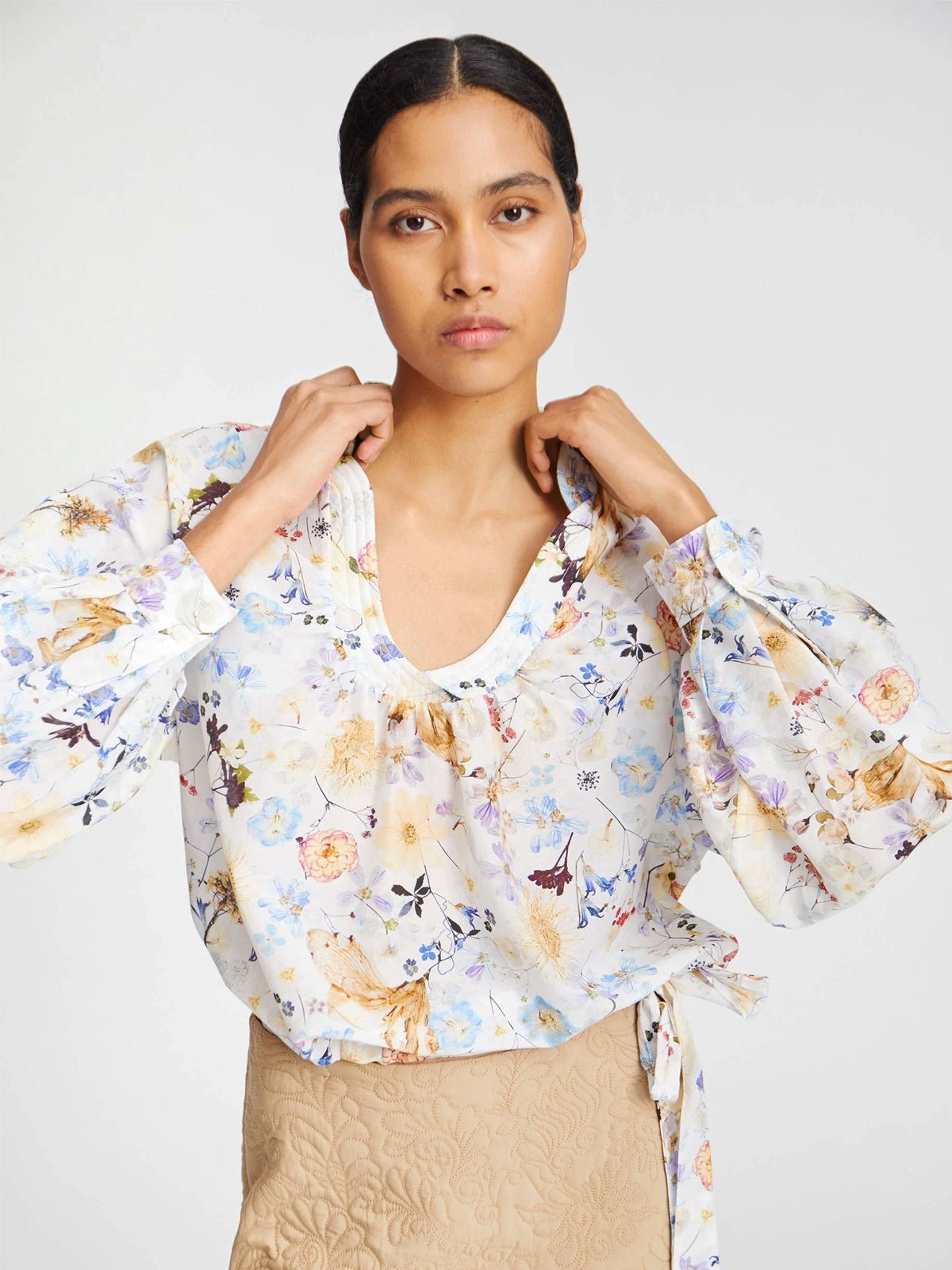 Munthe Ferne Top Creme - Glebe Fashion