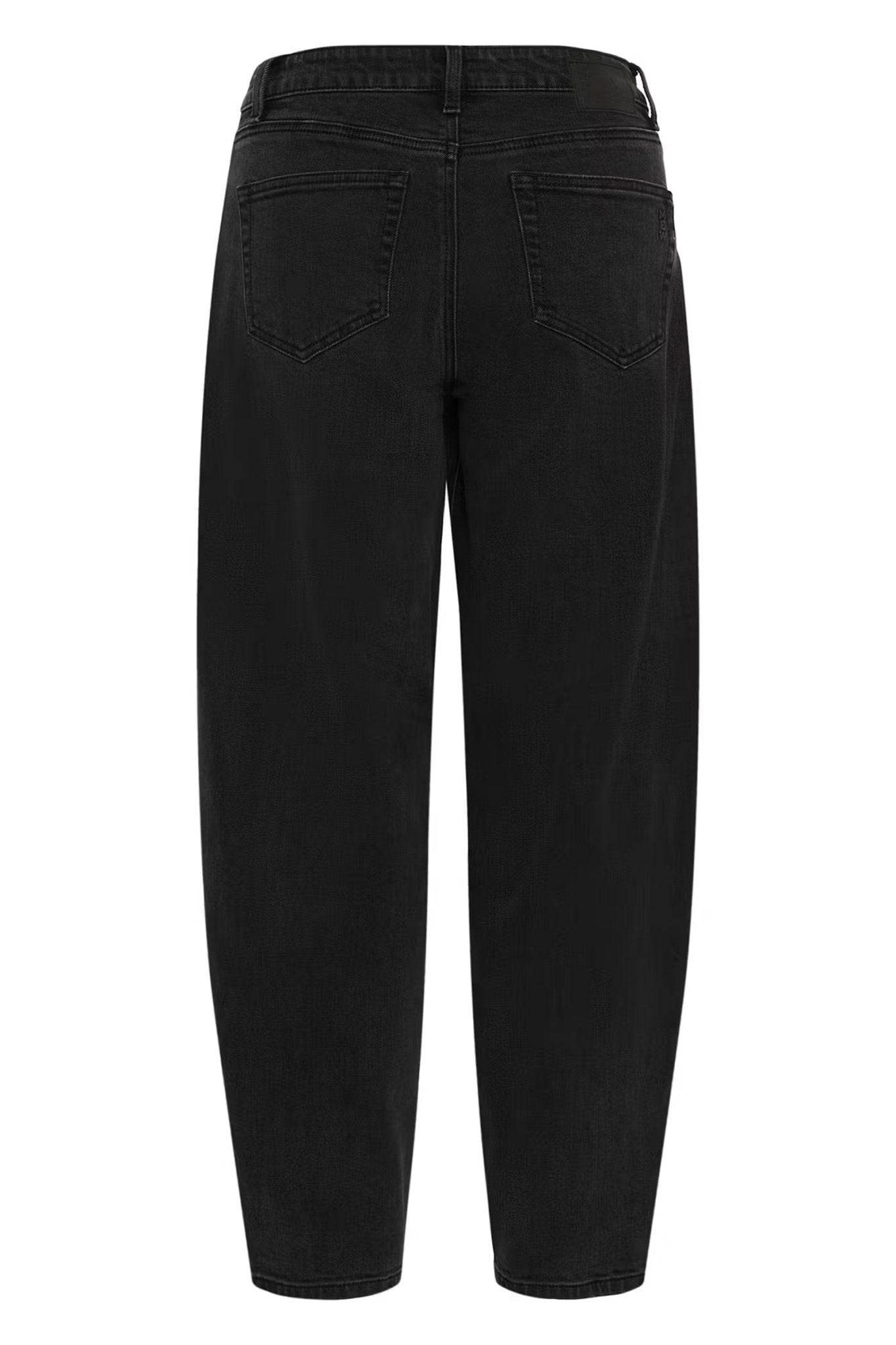 My Essential Wardrobe BalooMW Barrel Jeans Dark Grey - Glebe Fashion