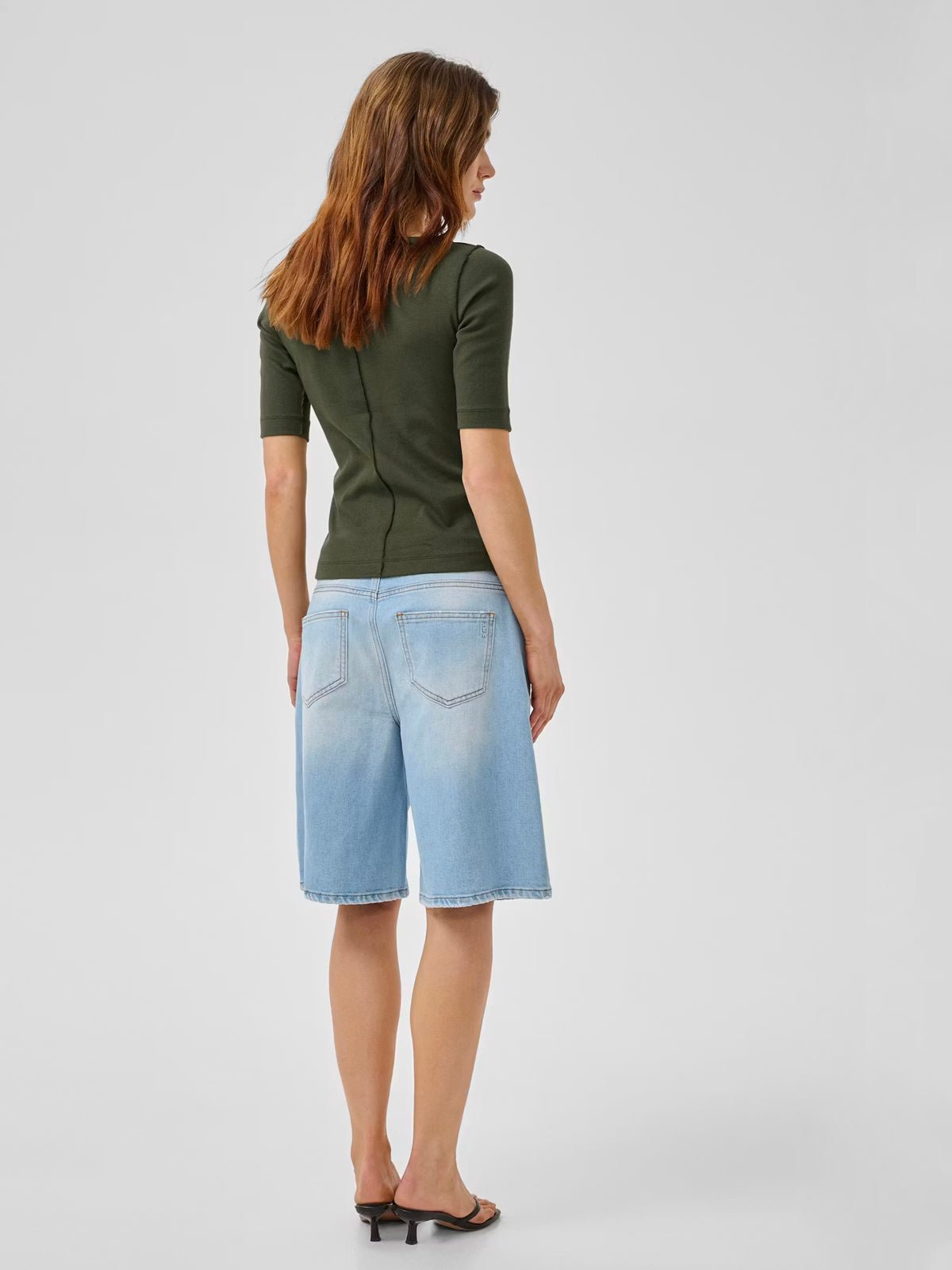 My Essential Wardrobe MandyMW T-Shirt Forest Night Green - Glebe Fashion