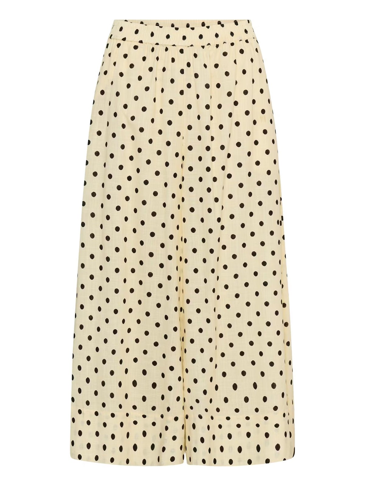 My Essential Wardrobe MWNada Polka Dot Pants Lemon Icing - Glebe Fashion