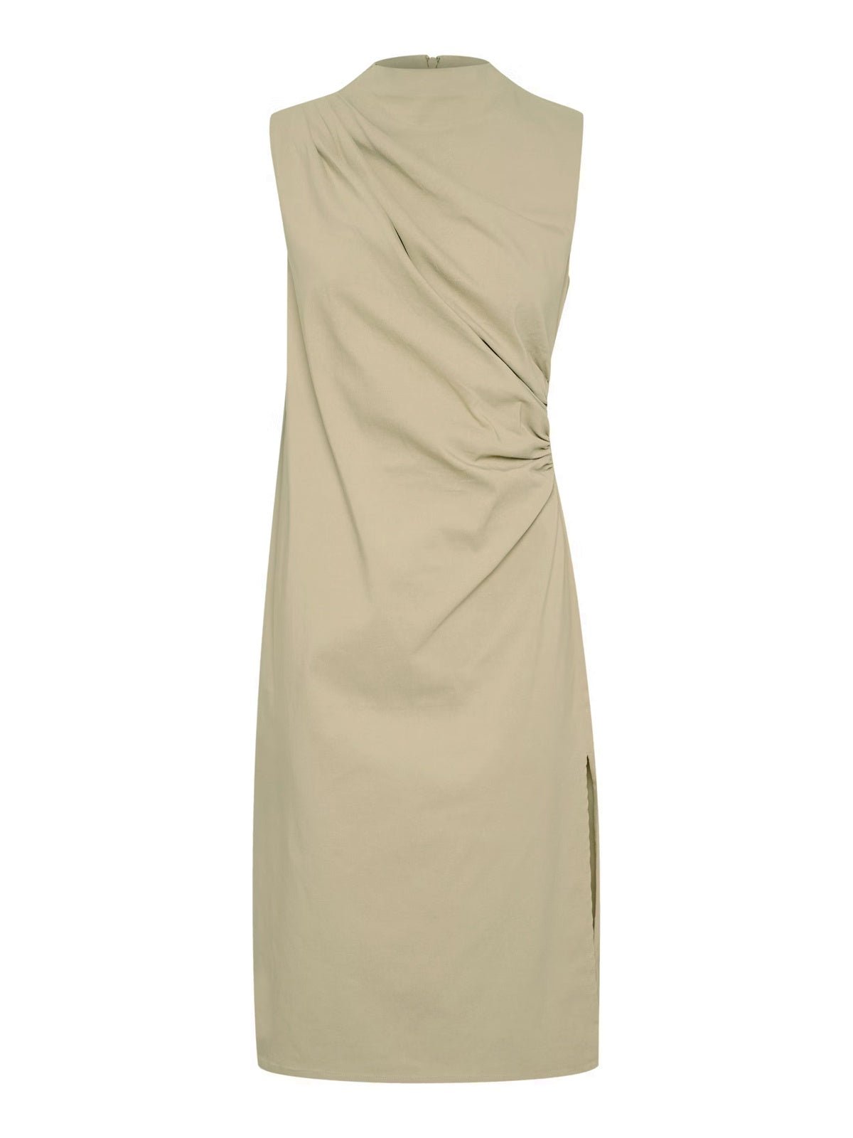 My Essential Wardrobe SoraMW Dress Sandy Green - Glebe Fashion