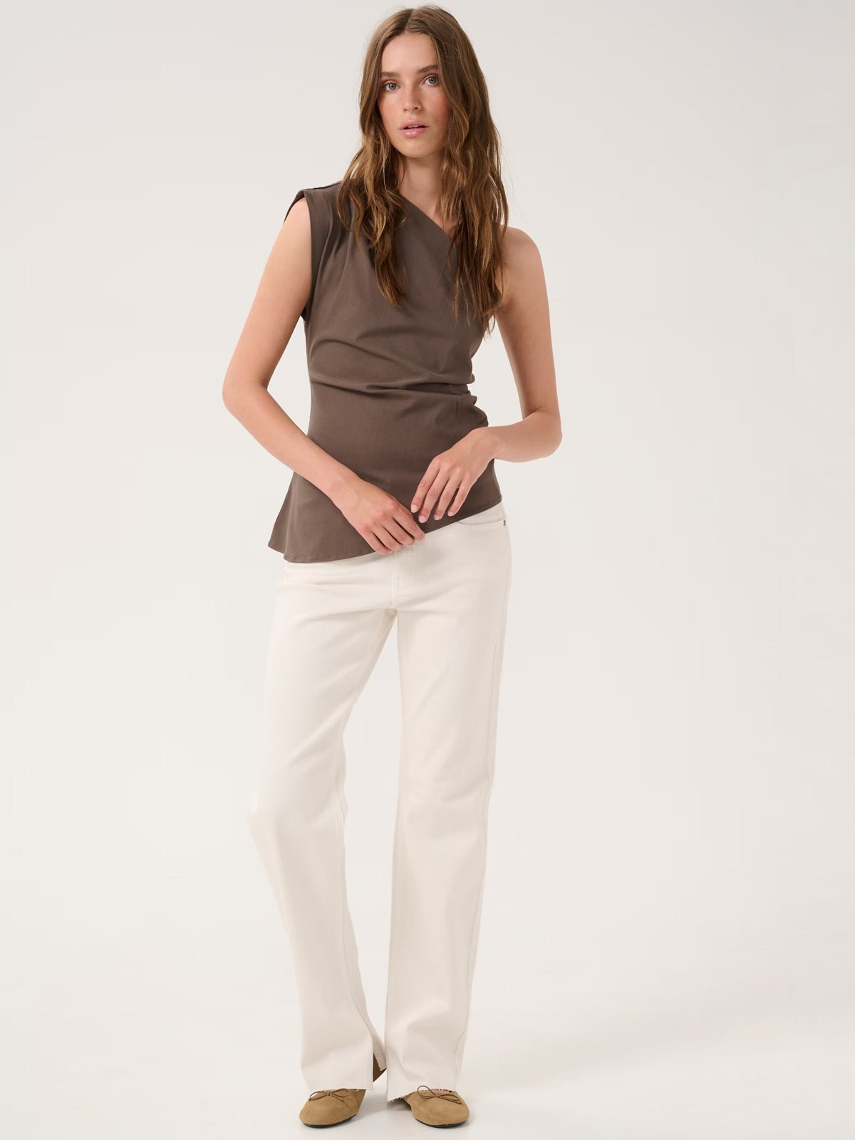 My Essential Wardrobe SoraMW Off Shoulder Top - Glebe Fashion