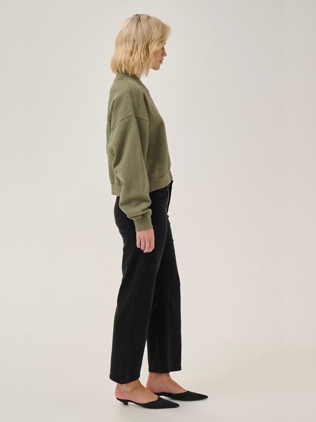 My Essential Wardrobe Valla Jeans Dark Grey - Glebe Fashion