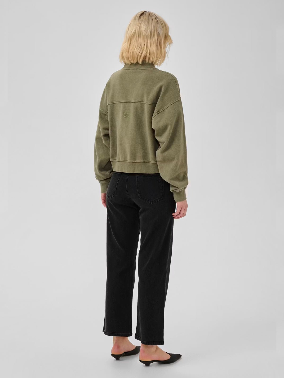 My Essential Wardrobe Valla Jeans Dark Grey - Glebe Fashion