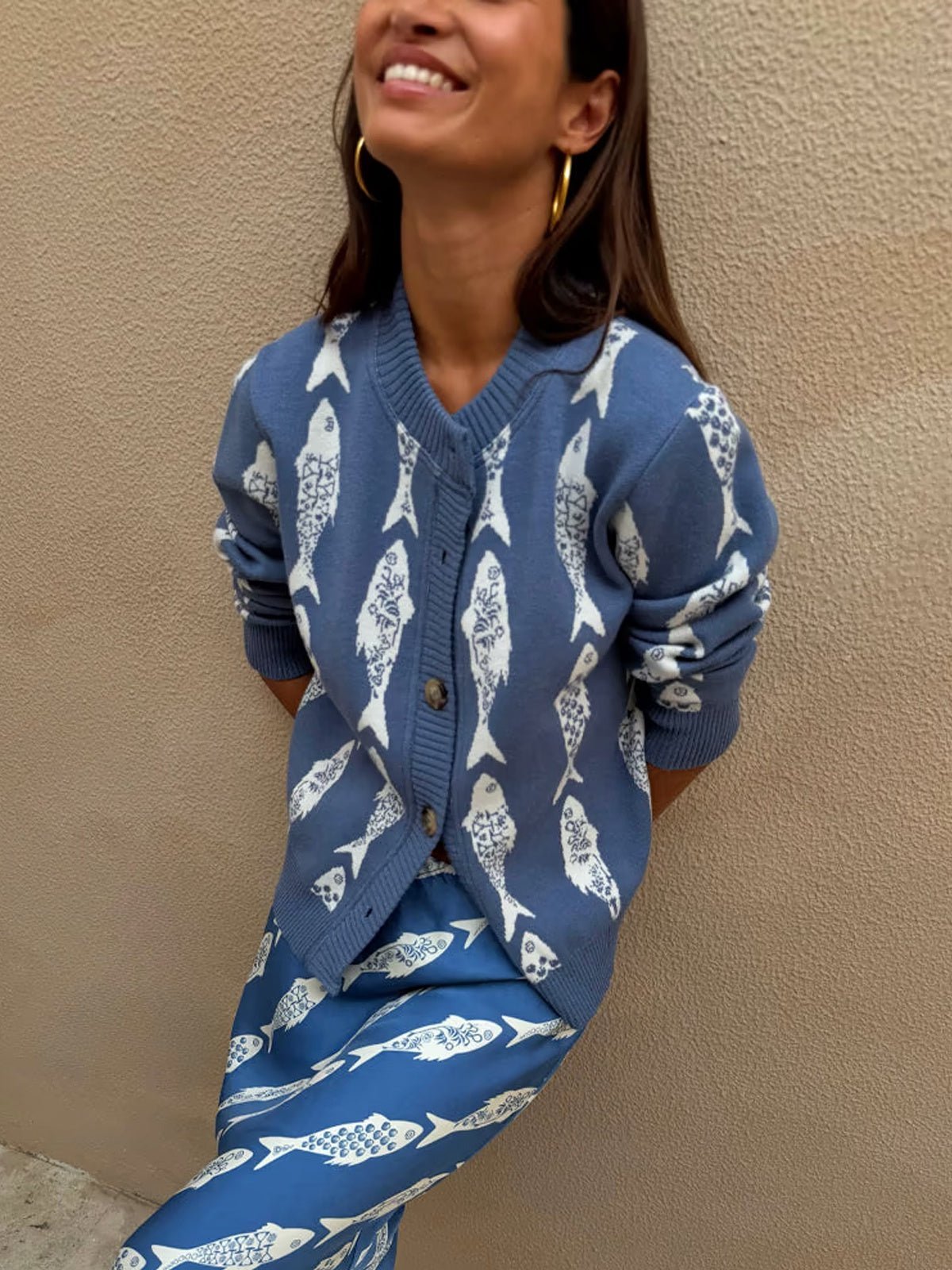 Never Fully Dressed Blue Marina Hollie Cardigan - Glebe Fashion