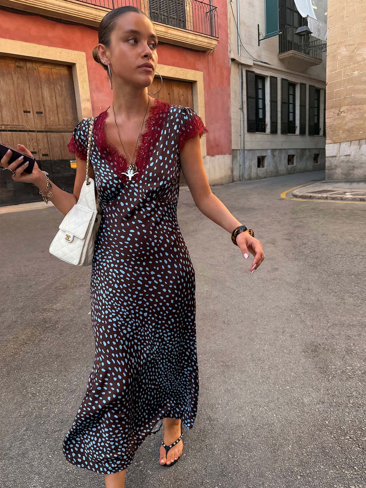 Never Fully Dressed Chocolate Deer Olivia Dress - Glebe Fashion