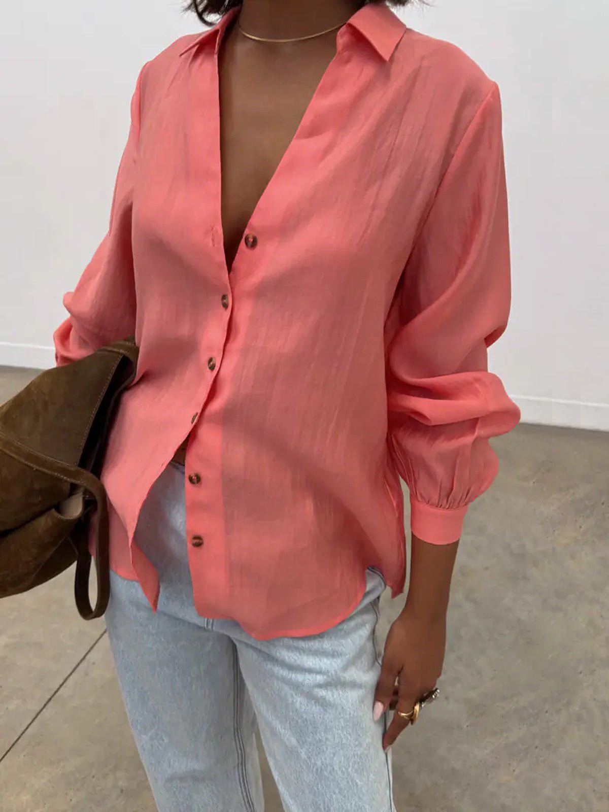 Never Fully Dressed Coral Miley Shirt - Glebe Fashion