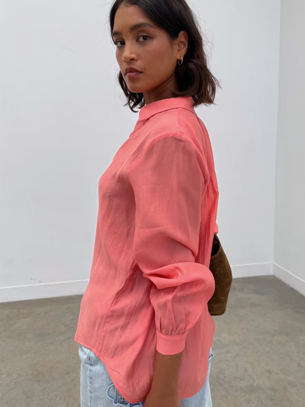 Never Fully Dressed Coral Miley Shirt - Glebe Fashion