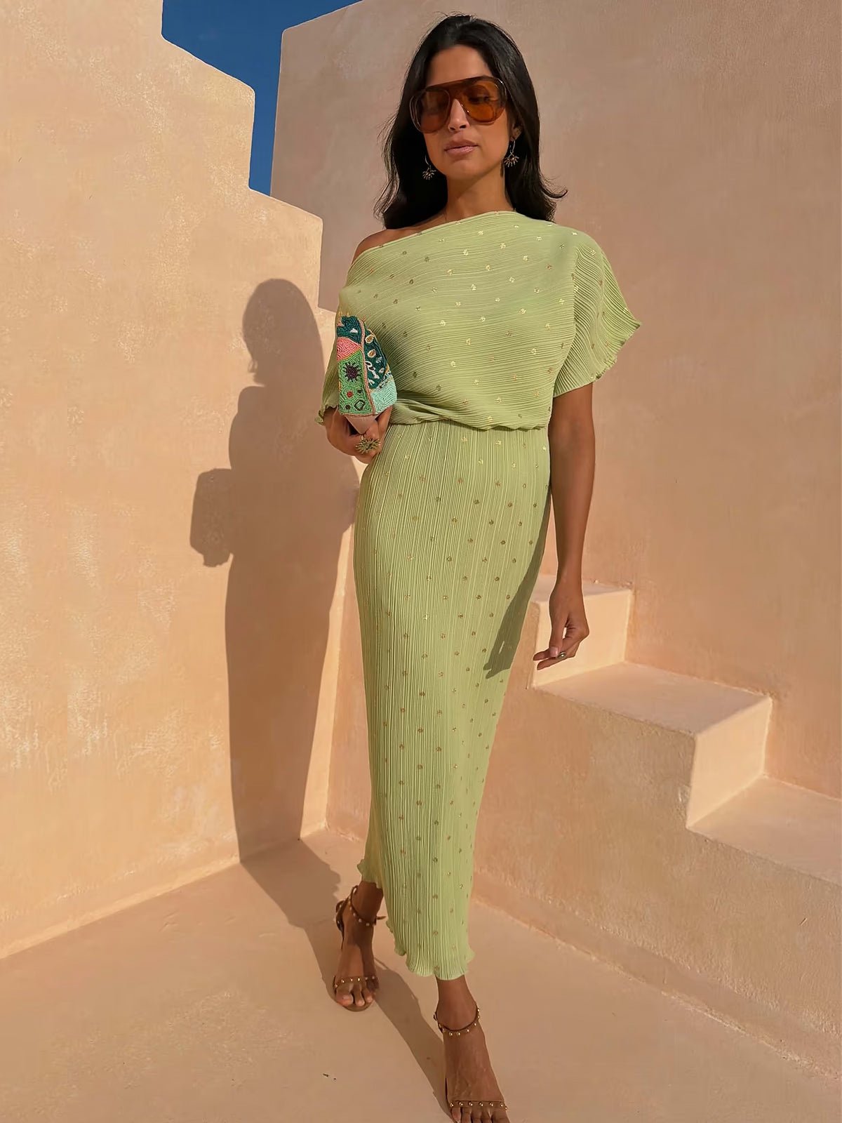Never Fully Dressed Pistachio Tilly Dress - Glebe Fashion