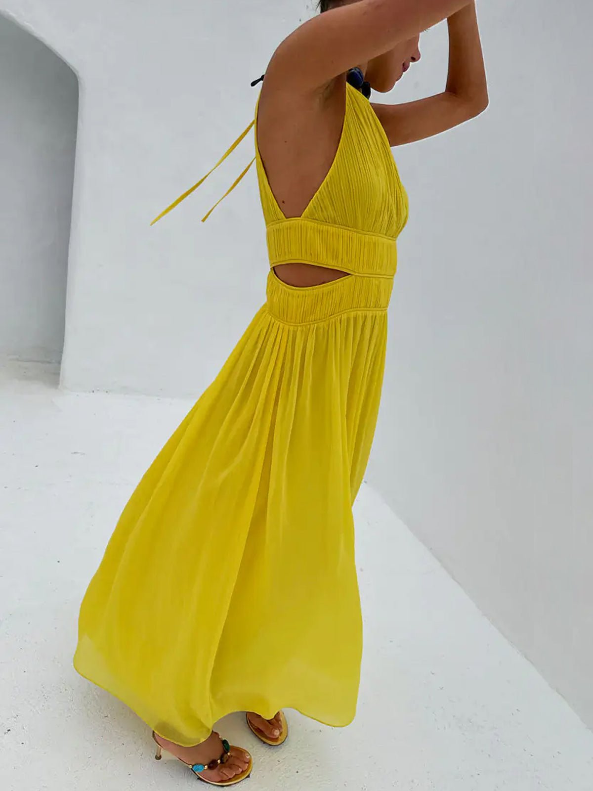 Never Fully Dressed Yellow Ella Dress - Glebe Fashion