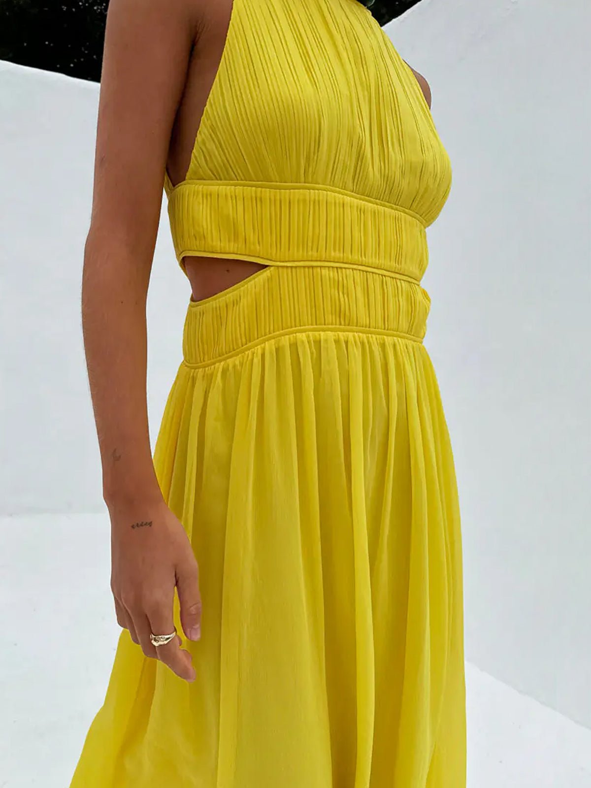 Never Fully Dressed Yellow Ella Dress - Glebe Fashion